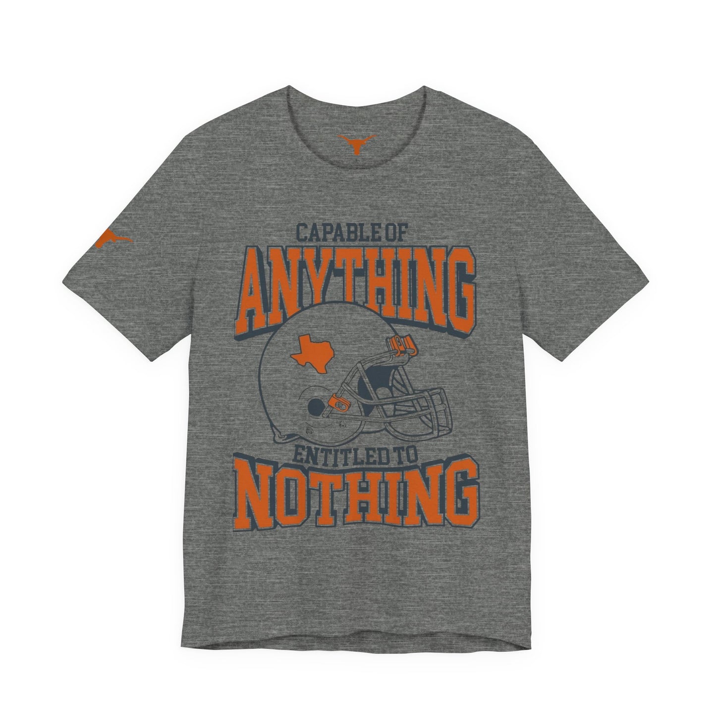 Texas Longhorns Football Inspirational Quote Tee, College Game Day Shirt, Sports
