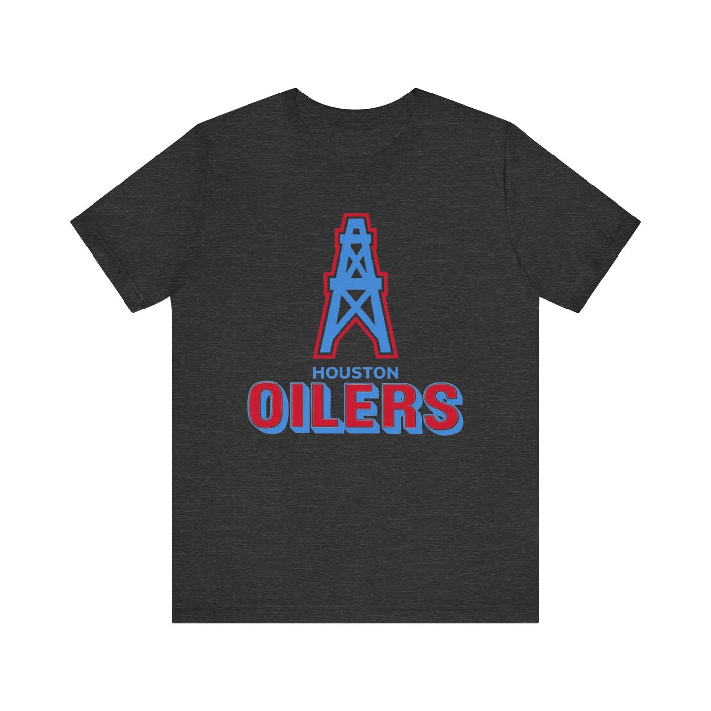 Houston Oilers Throwback Tee, NFL Unisex Jersey Short Sleeve Shirt, Vintage