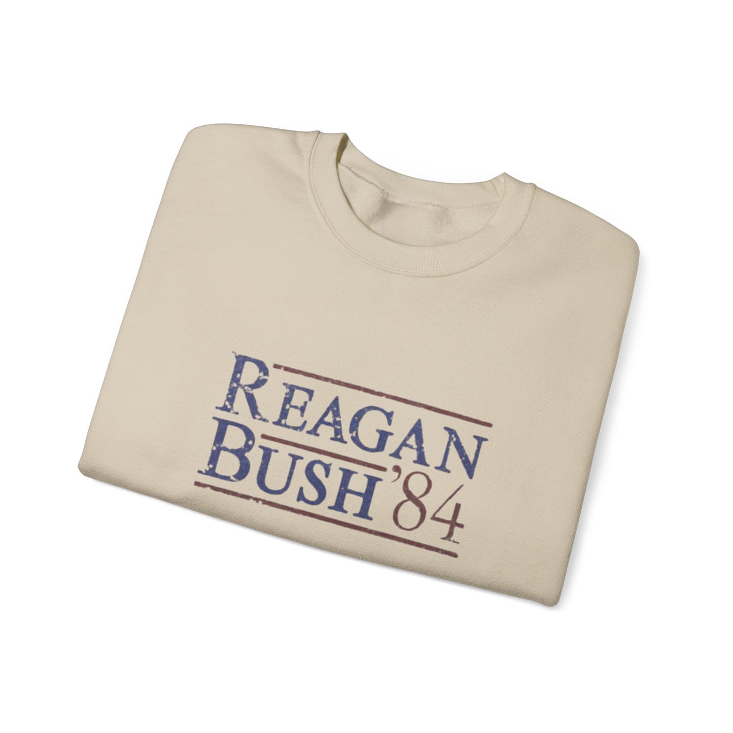 Political Campaign Reagan/Bush 84 Presidential USA Sweatshirt, Unisex Crewneck