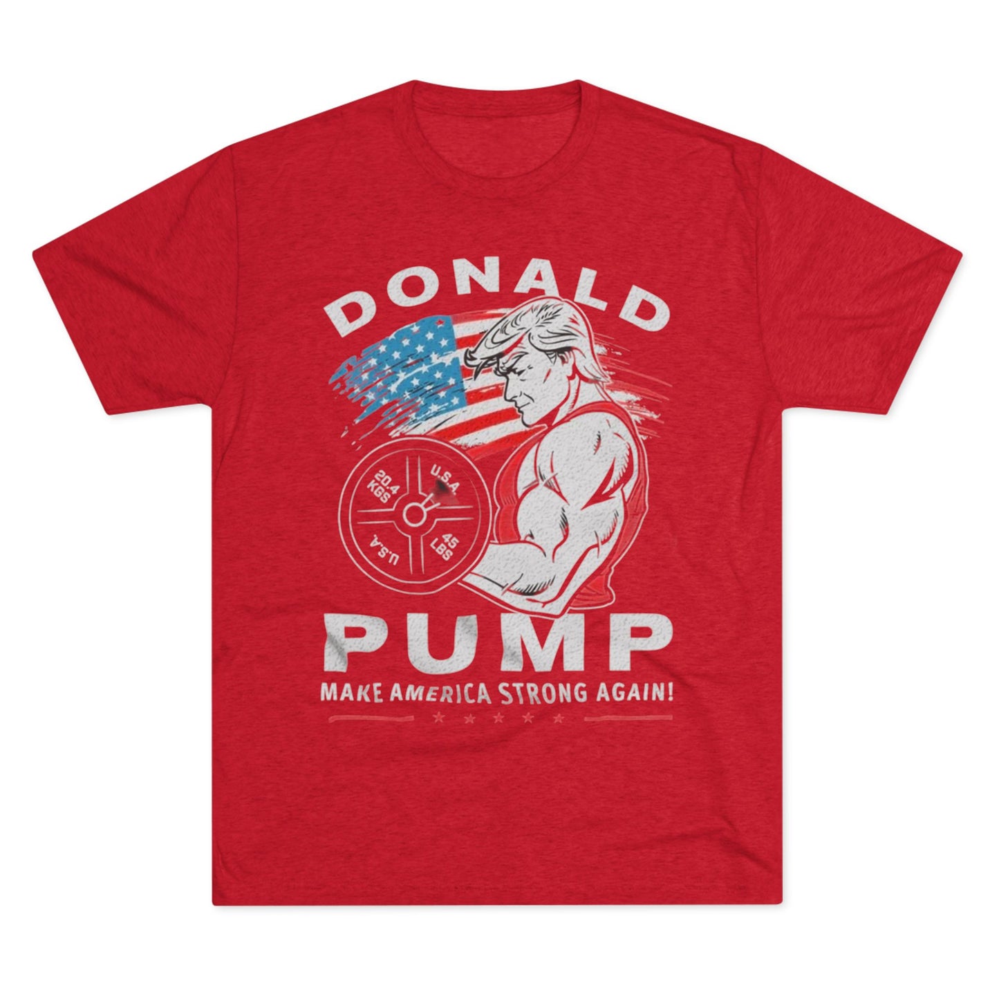 Donald “Pump” Trump 2024 President Lifting Weights Tee, Unisex Workout