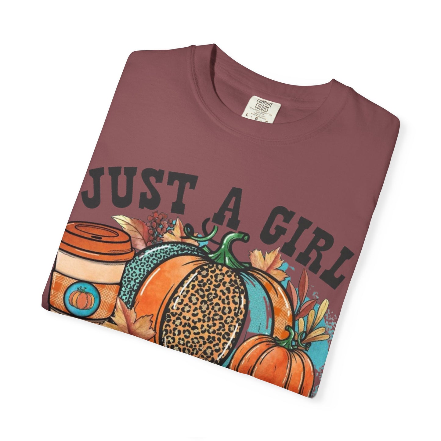 Fall Pumpkin Latte Unisex Tee, Autumn Shirt, Pumpkin Spice Tee, Fall Colors