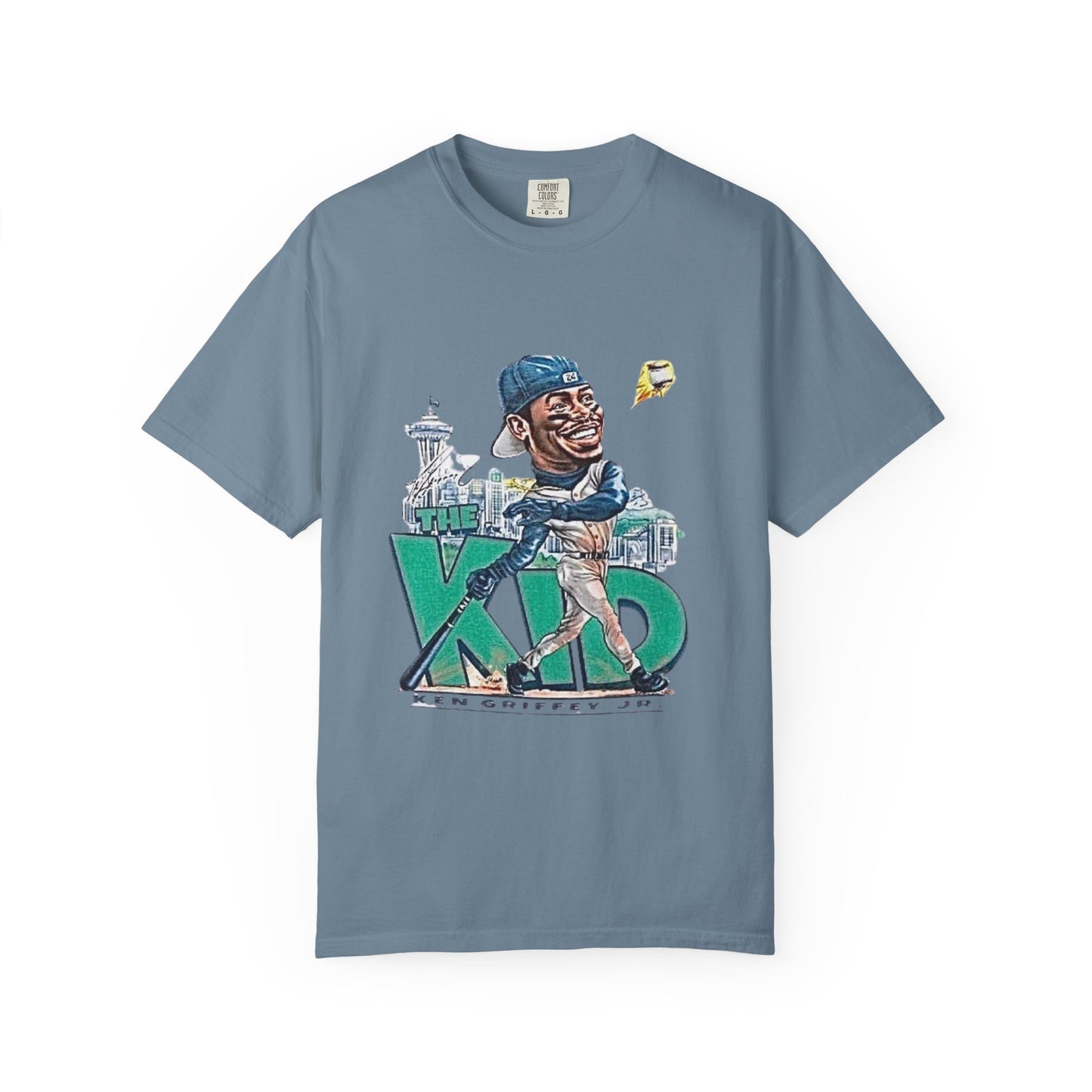 Ken Griffey Jr. Swing Home Run Seattle Mariners, MLB The Kid Tee, Baseball