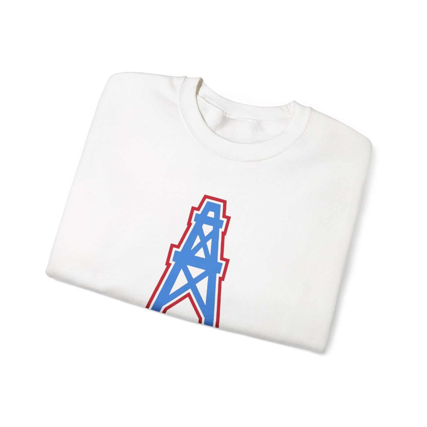 Houston Oilers Throwback Sweatshirt, Unisex NFL Football Crewneck, Vintage 1960