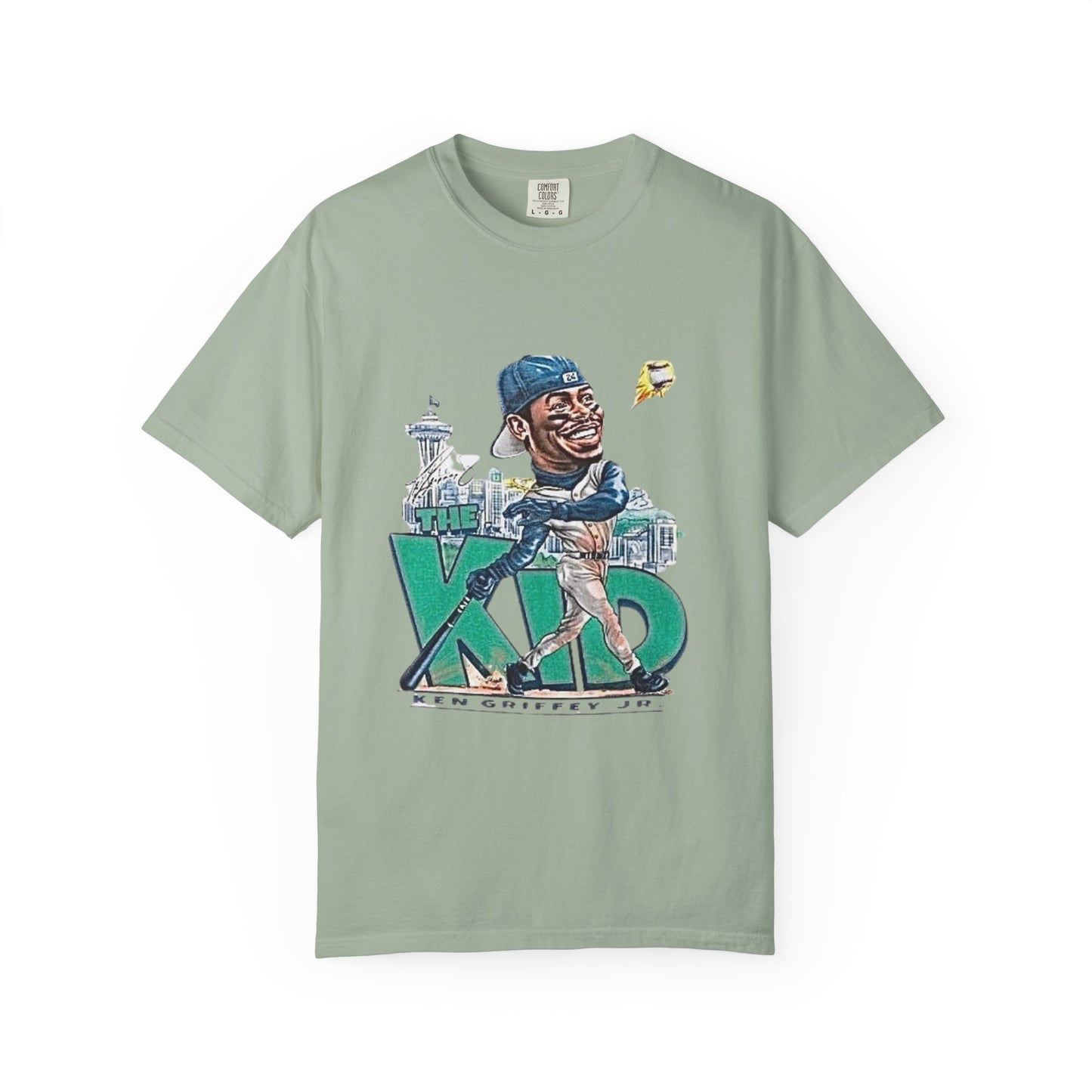Ken Griffey Jr. Swing Home Run Seattle Mariners, MLB The Kid Tee, Baseball