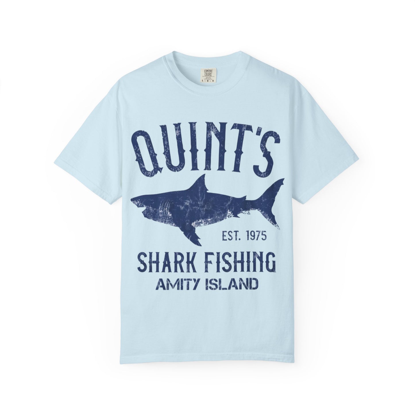 Jaws Movie Unisex T-shirt, Great White Shark Tee, Quints Fishing Shirt, Vintage