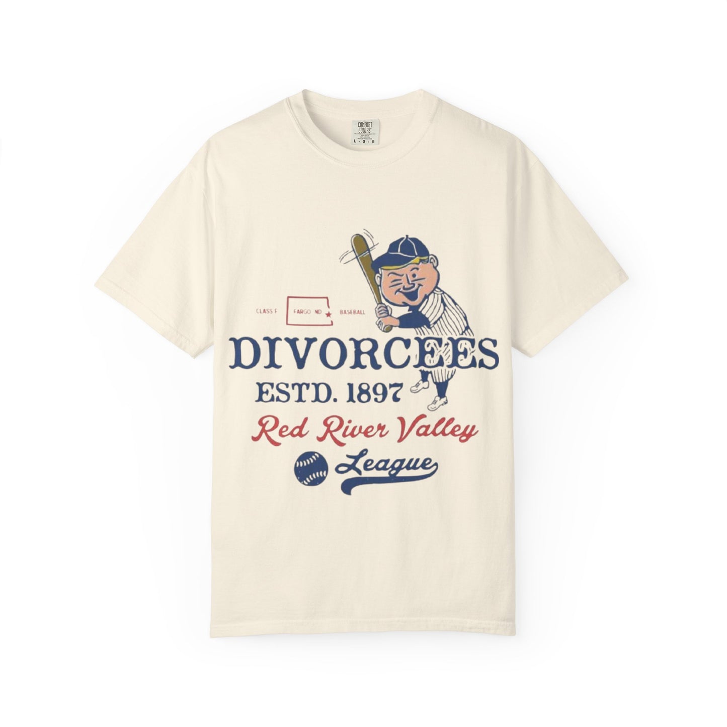 Vintage 1897 Fargo Divorcees Baseball T-shirt, Retro Sports Fan Tee, Unisex