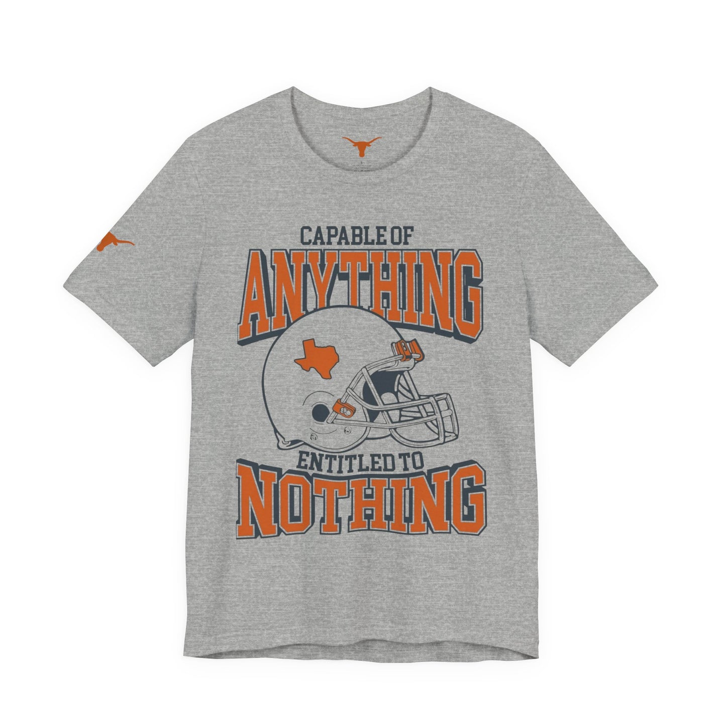 Texas Longhorns Football Inspirational Quote Tee, College Game Day Shirt, Sports