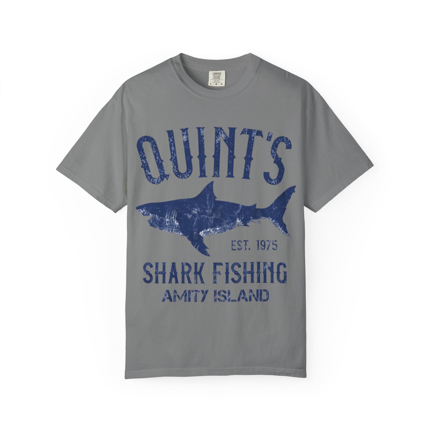 Jaws Movie Unisex T-shirt, Great White Shark Tee, Quints Fishing Shirt, Vintage