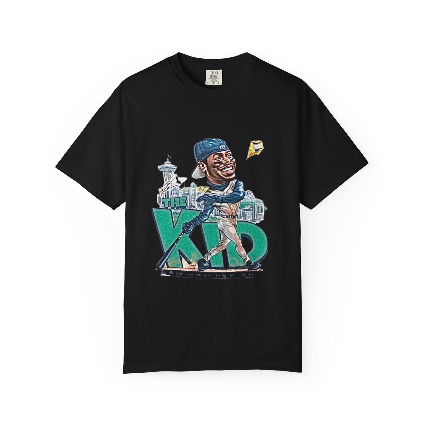 Ken Griffey Jr. Swing Home Run Seattle Mariners, MLB The Kid Tee, Baseball