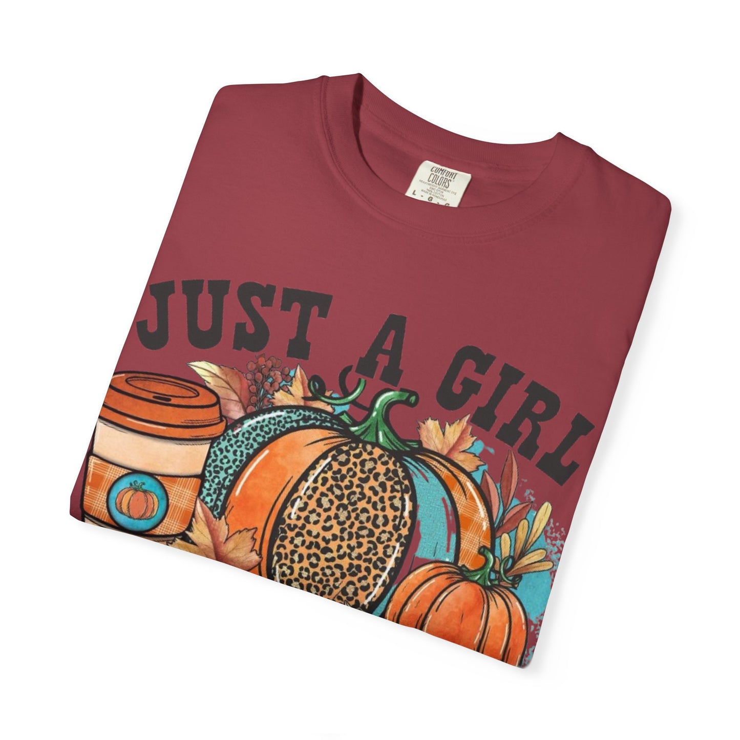 Fall Pumpkin Latte Unisex Tee, Autumn Shirt, Pumpkin Spice Tee, Fall Colors