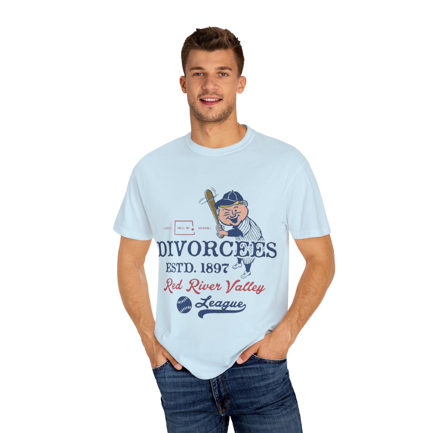 Vintage 1897 Fargo Divorcees Baseball T-shirt, Retro Sports Fan Tee, Unisex