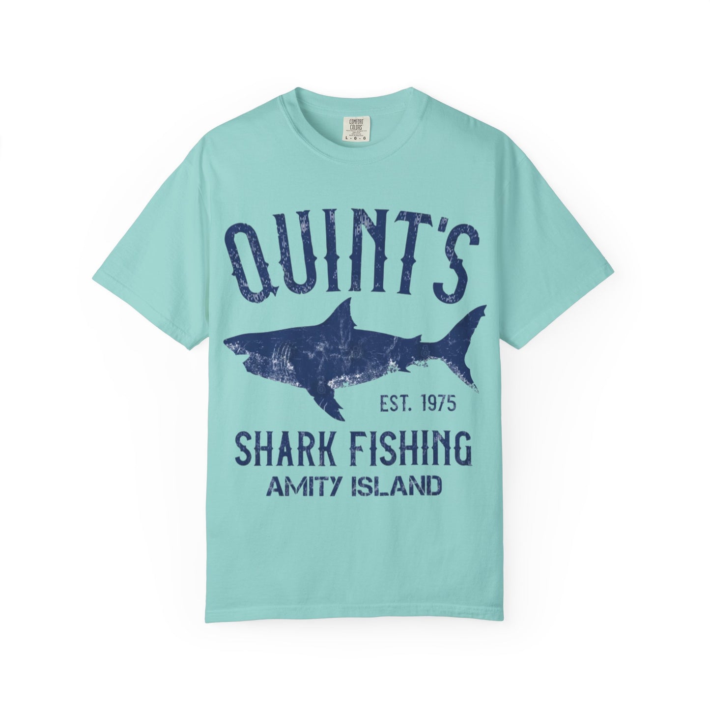 Jaws Movie Unisex T-shirt, Great White Shark Tee, Quints Fishing Shirt, Vintage