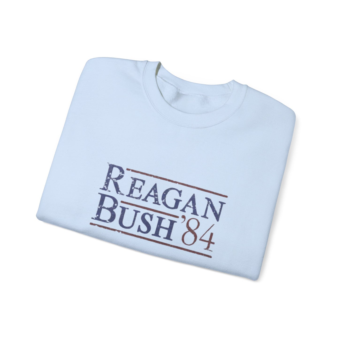 Political Campaign Reagan/Bush 84 Presidential USA Sweatshirt, Unisex Crewneck