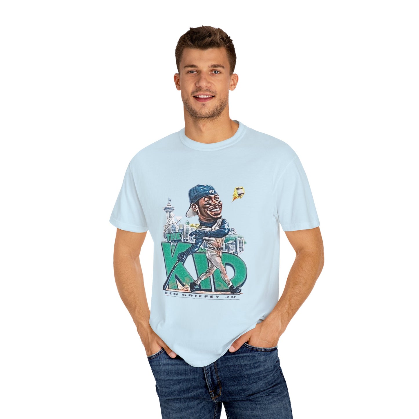 Ken Griffey Jr. Swing Home Run Seattle Mariners, MLB The Kid Tee, Baseball