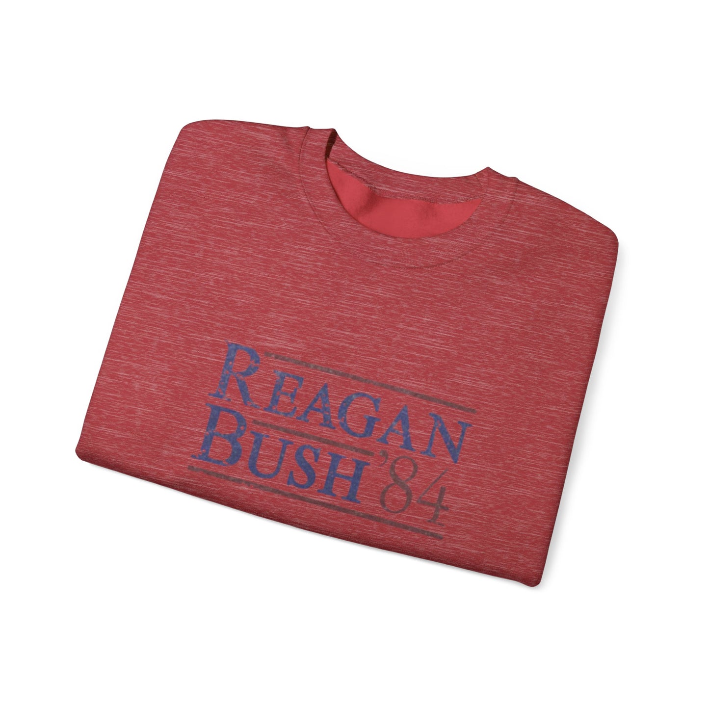 Political Campaign Reagan/Bush 84 Presidential USA Sweatshirt, Unisex Crewneck