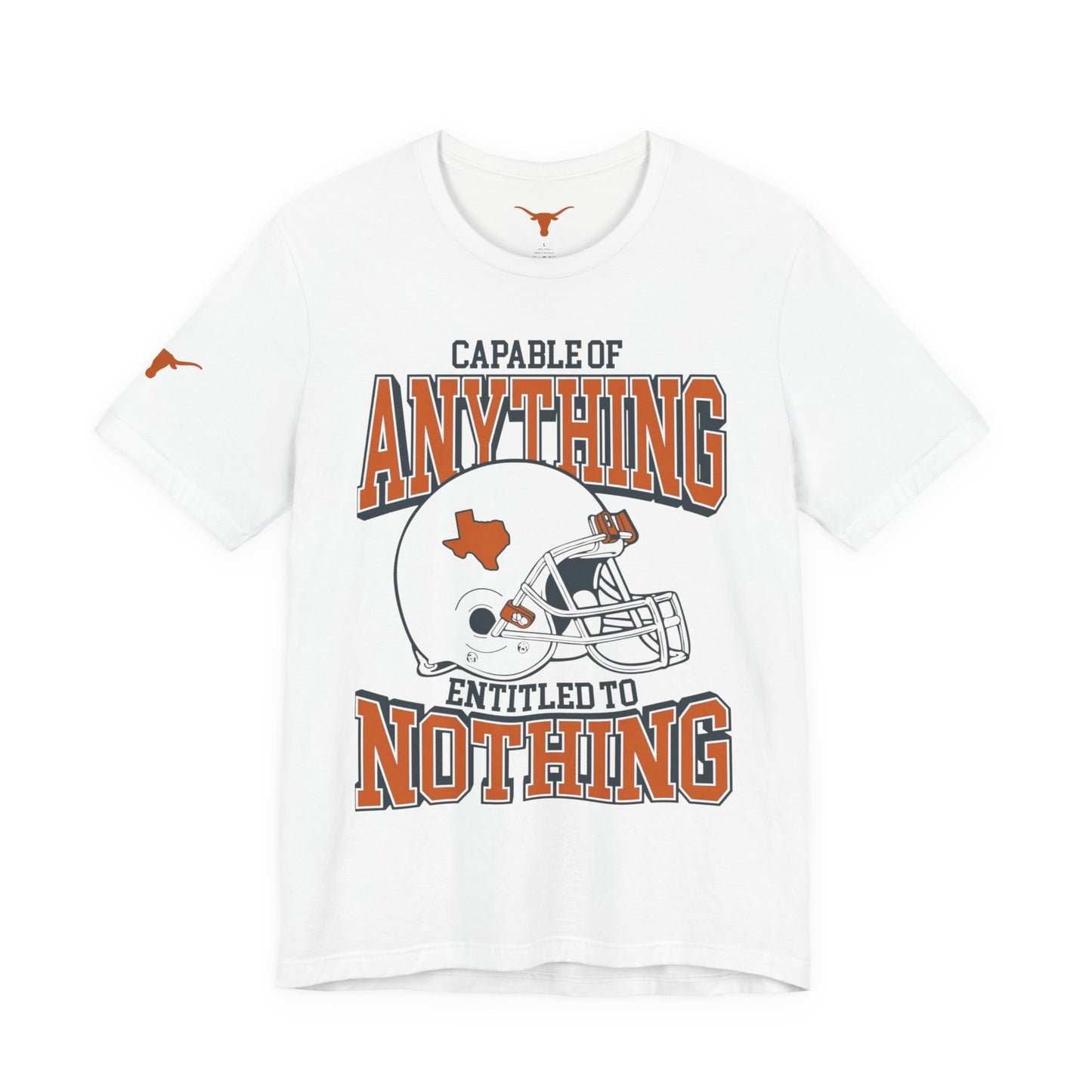 Texas Longhorns Football Inspirational Quote Tee, College Game Day Shirt, Sports