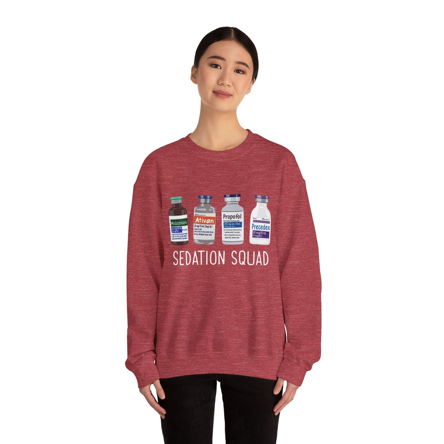 Funny Nurse Sedation Medicine Humor Sweatshirt, HealthCare Humor Gift, Medical,