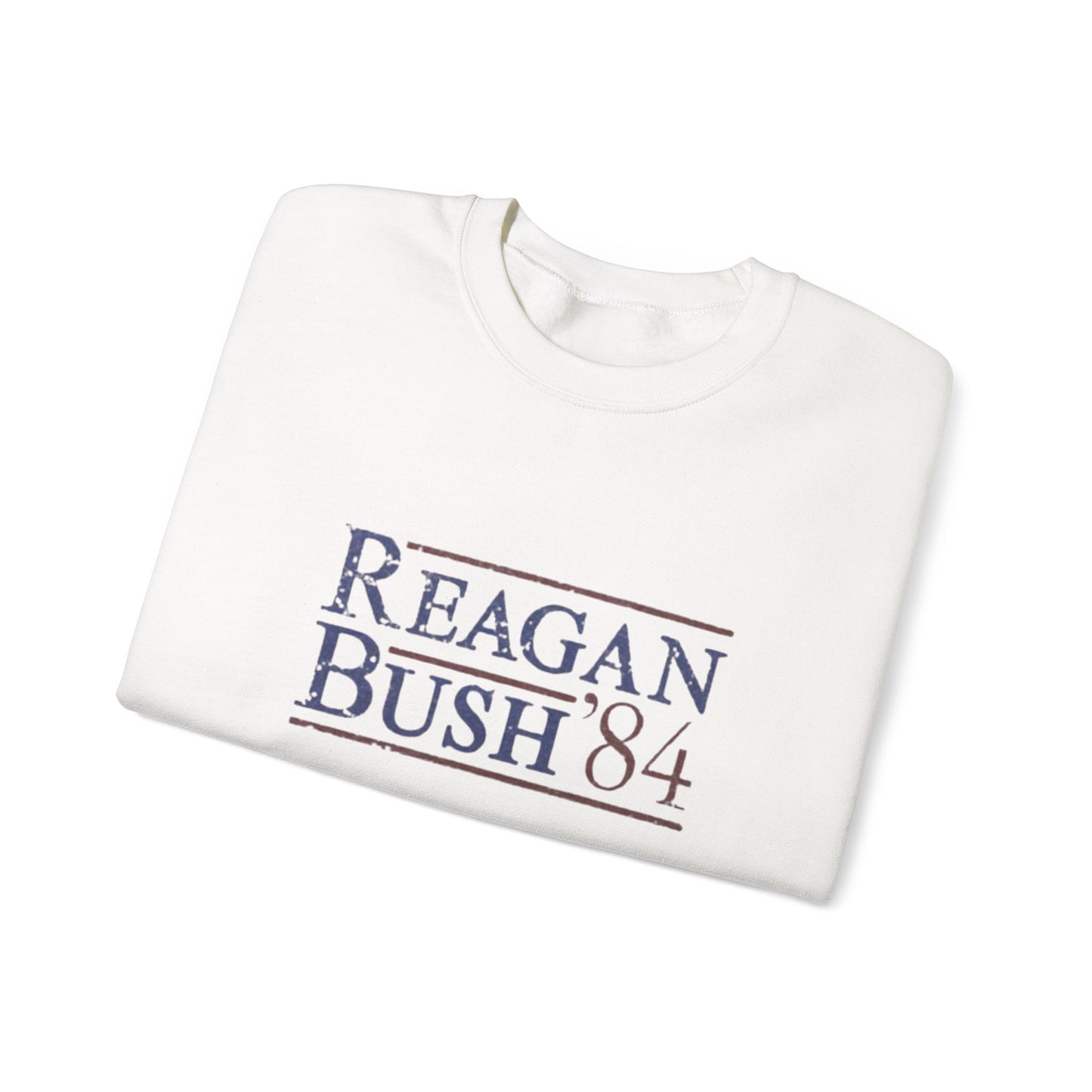 Political Campaign Reagan/Bush 84 Presidential USA Sweatshirt, Unisex Crewneck
