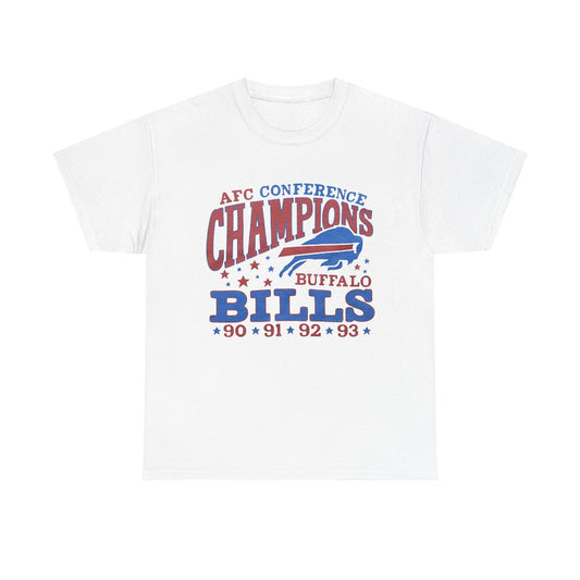 Vintage Buffalo Bills NFL Unisex Heavy Cotton Tee, Football shirt, Est 1960,