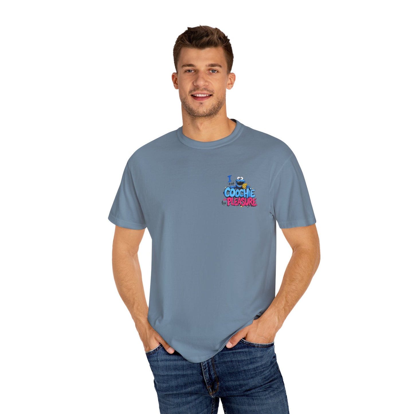Cookie Monster Unisex Tshirt Funny Sesame Street Tee Comedy Shirt, I Eat Coochie