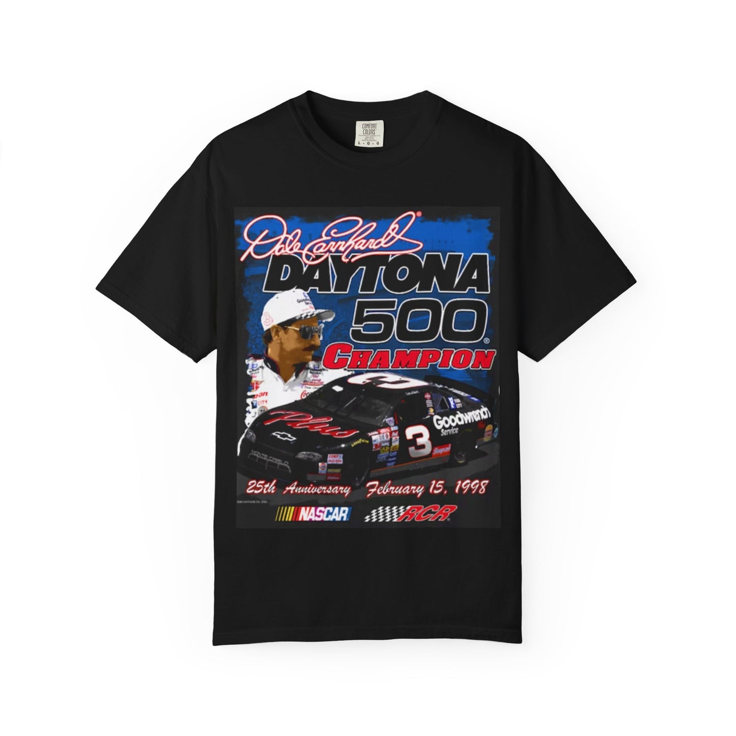 Vintage Dale Earnhardt 1998 25th Anniversary T-shirt, NASCAR Fan Shirt, Daytona