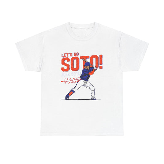 Juan Soto New York Mets MLB Baseball T, Soto Shuffle Unisex Heavy Cotton T-Shirt