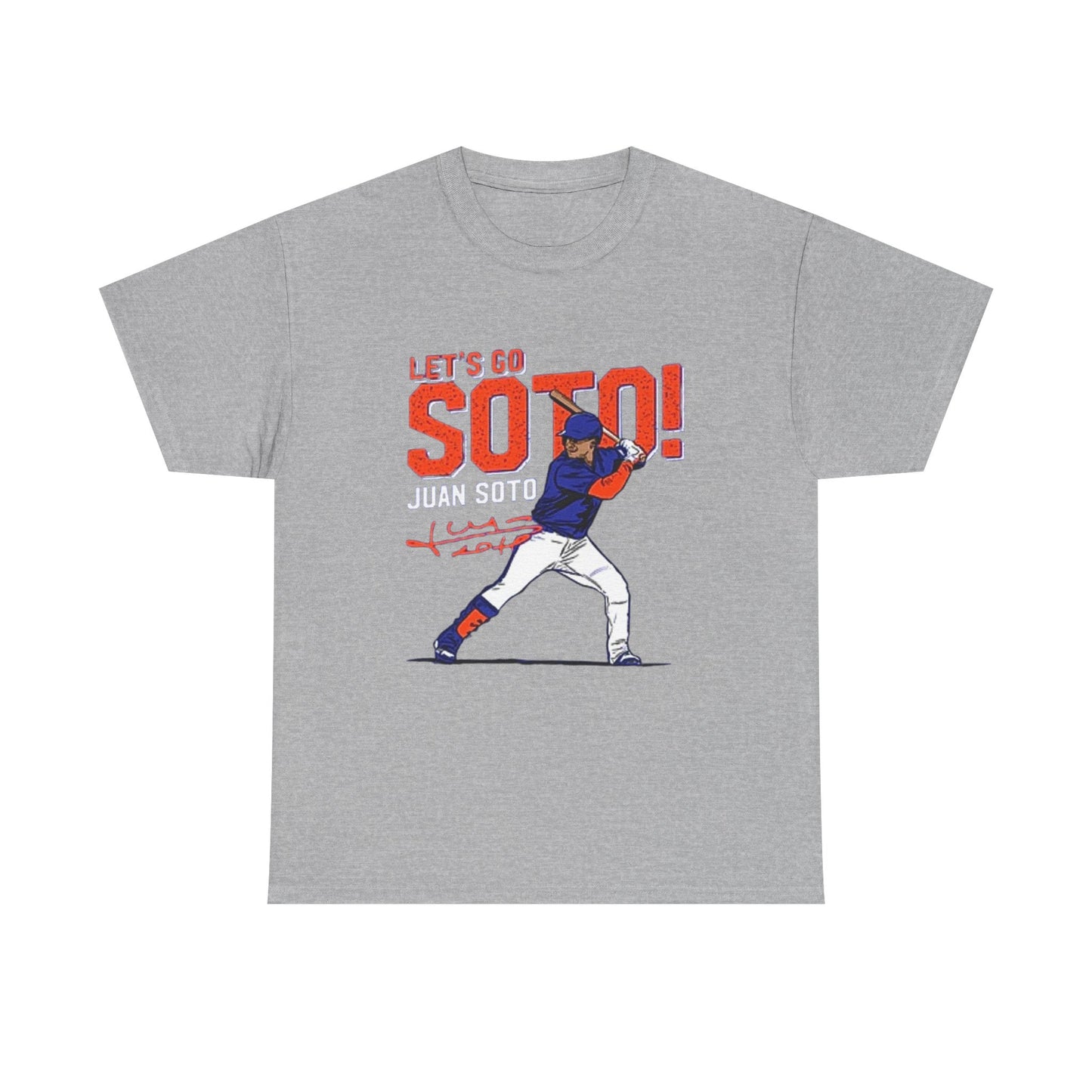 Juan Soto New York Mets MLB Baseball T, Soto Shuffle Unisex Heavy Cotton T-Shirt