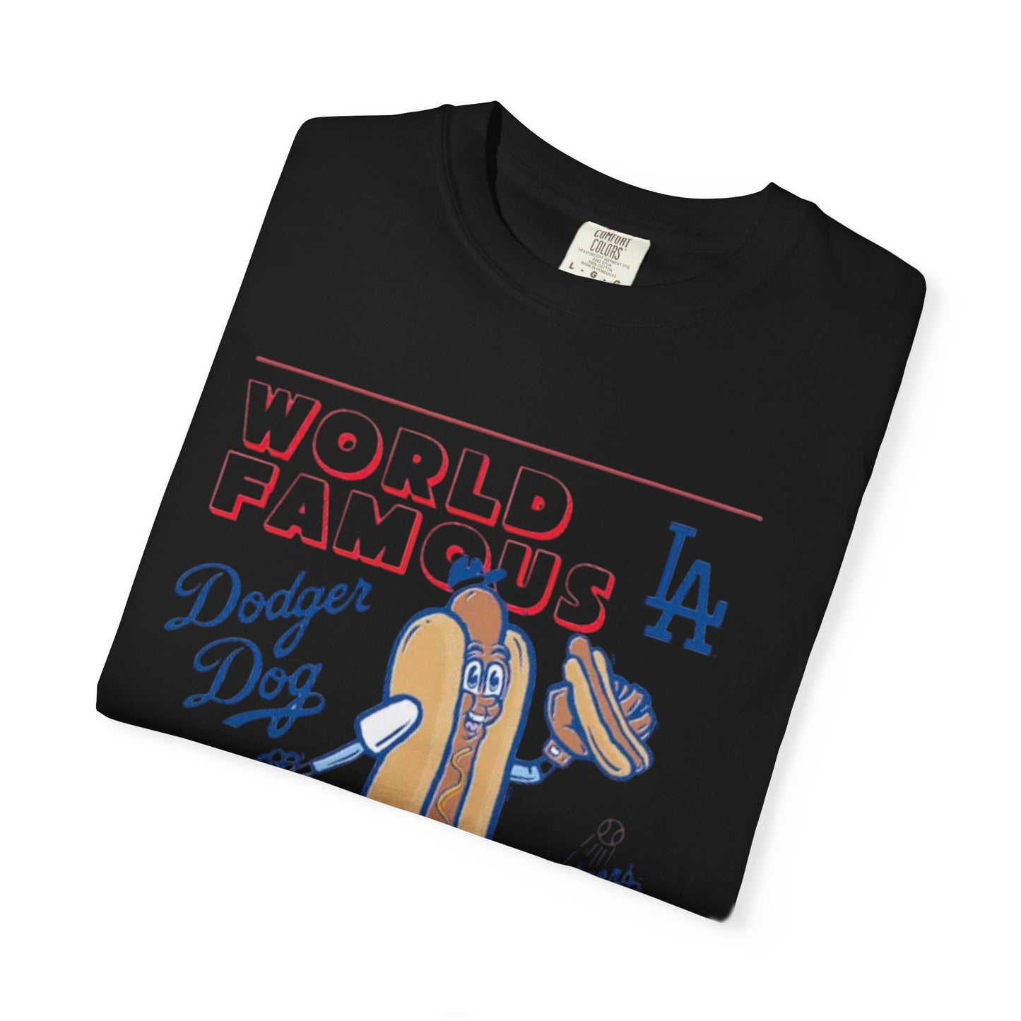 MLB Dodger Stadium Hotdog Man Unisex Tee, Famous Cuisine, Dodgers Baseball Fan