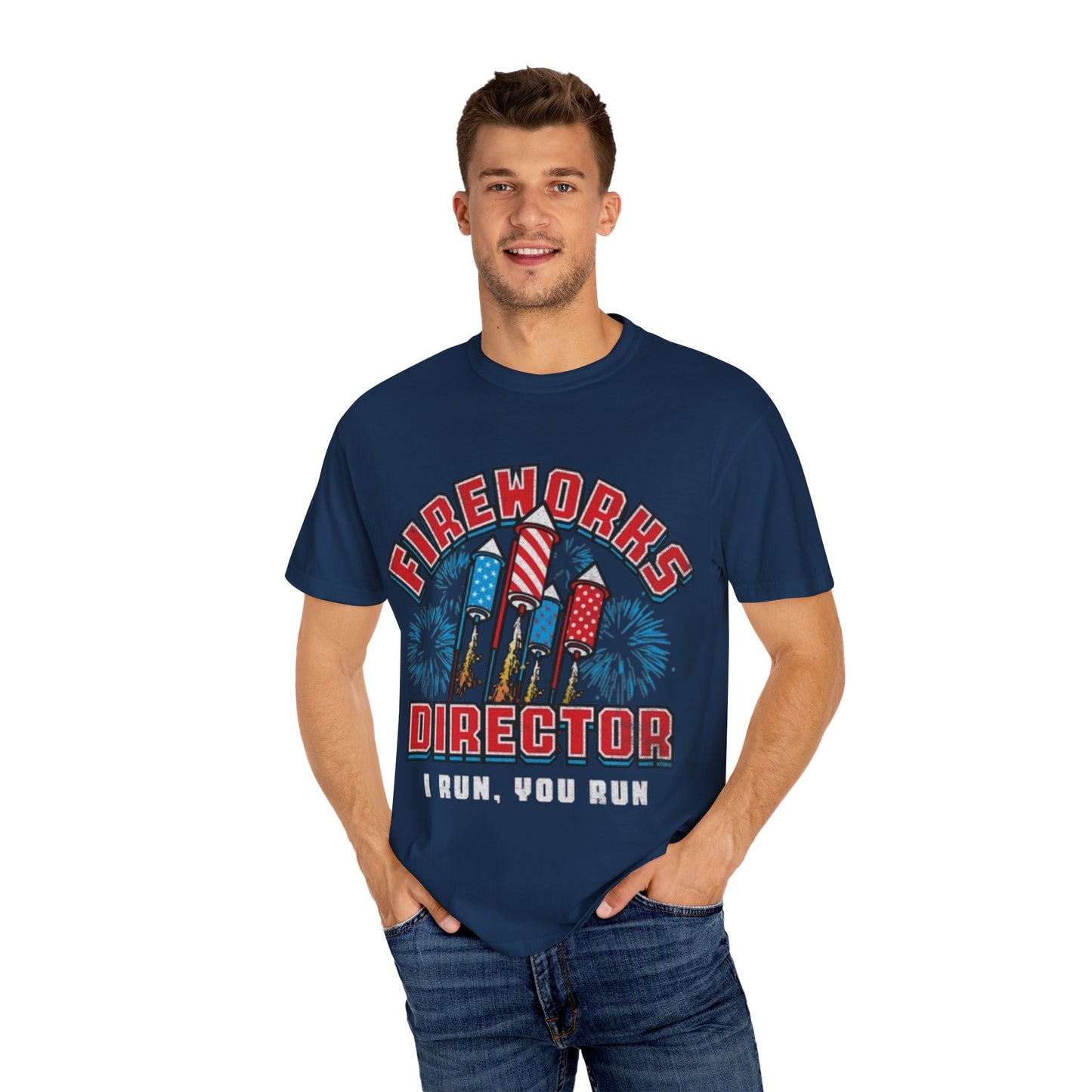 Fireworks Director 4th of July Patriotic shirt Independence Day 1776 MERICA USA