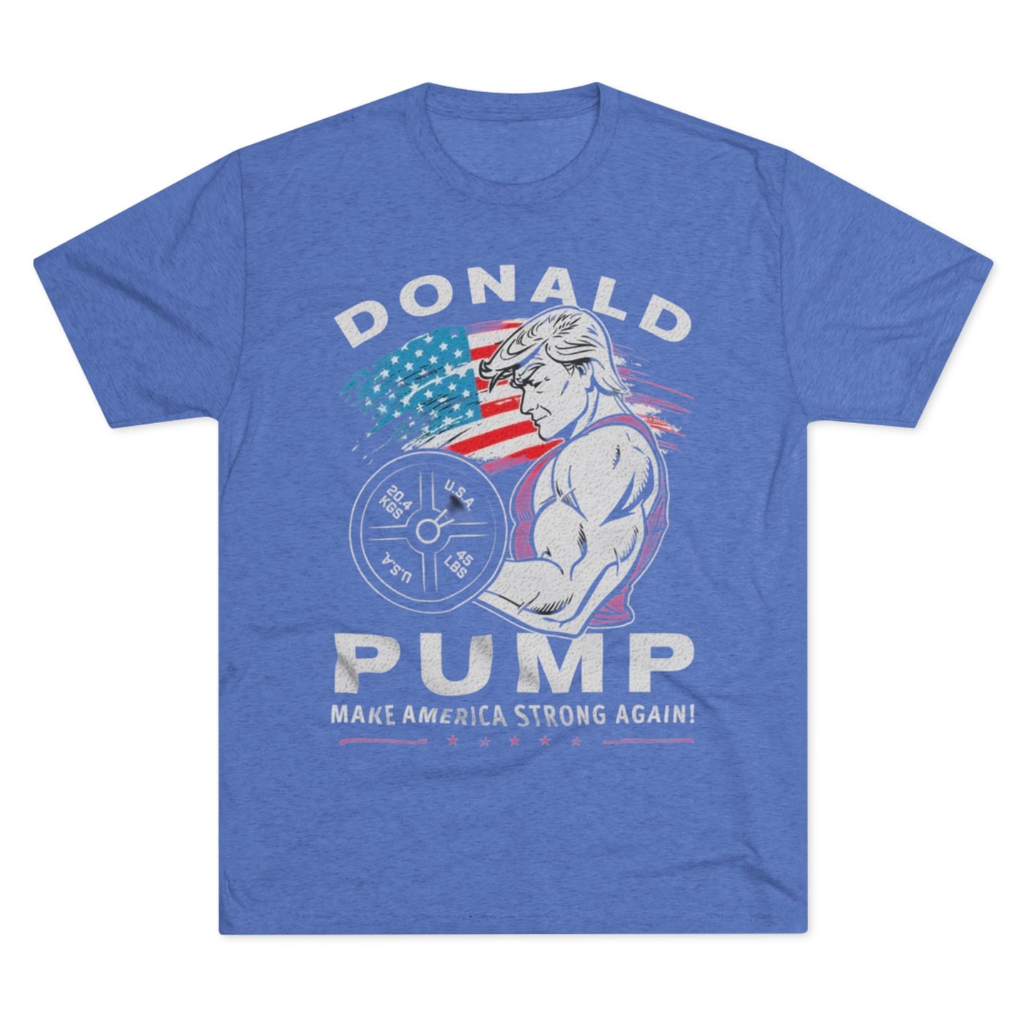 Donald “Pump” Trump 2024 President Lifting Weights Tee, Unisex Workout