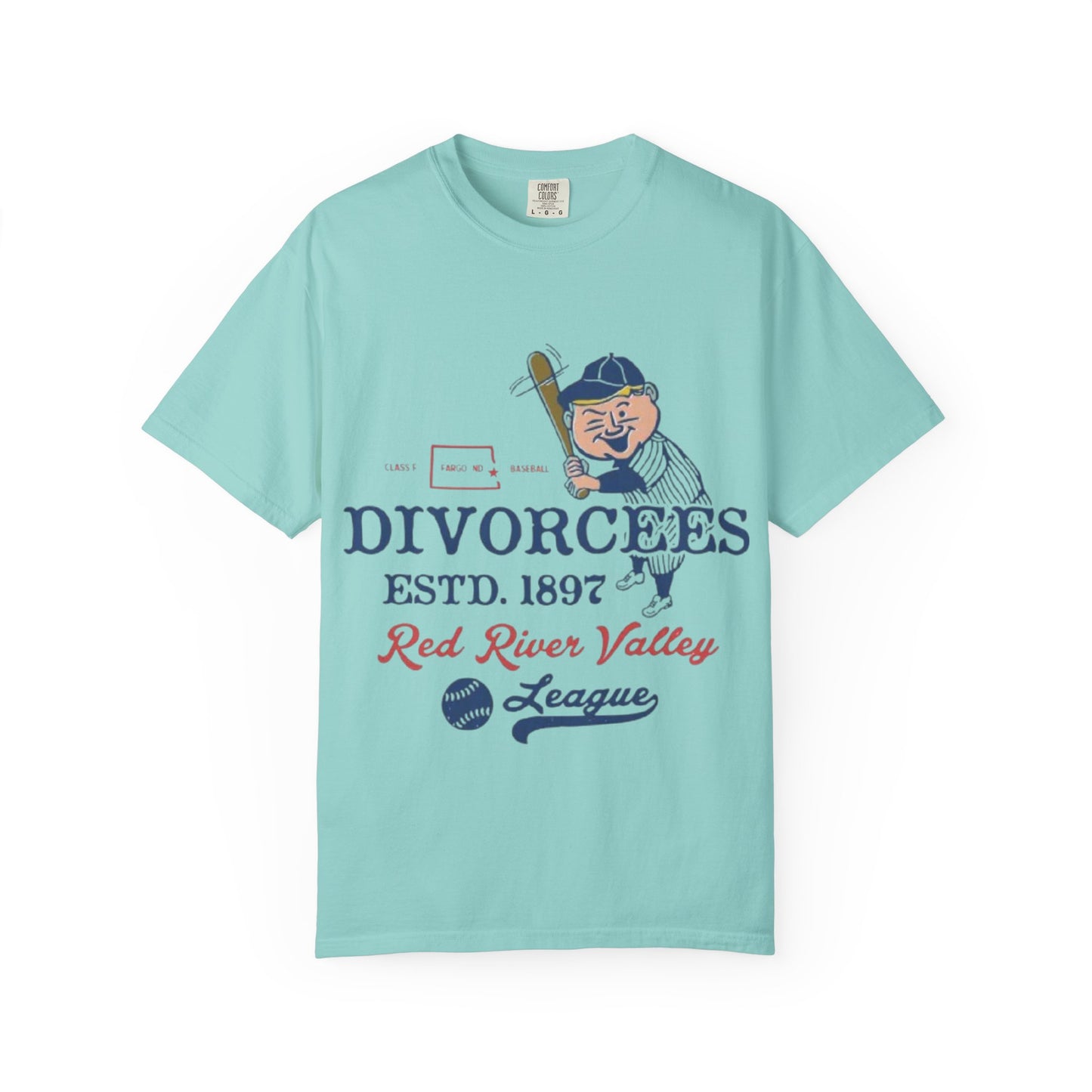 Vintage 1897 Fargo Divorcees Baseball T-shirt, Retro Sports Fan Tee, Unisex