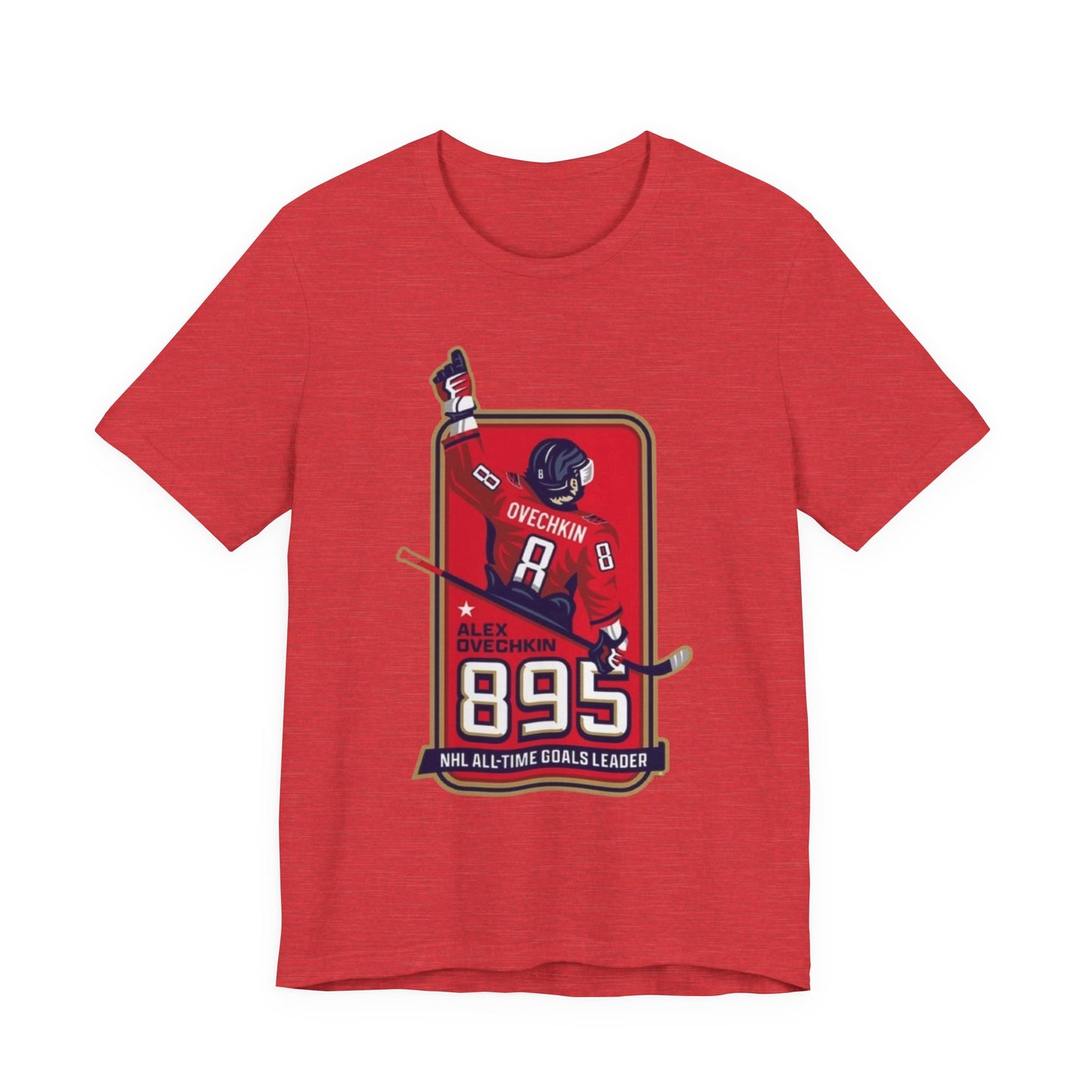 Alex Ovechkin 895th Goal Record Break Unisex Tee, Washington Capitals Fan Shirt,