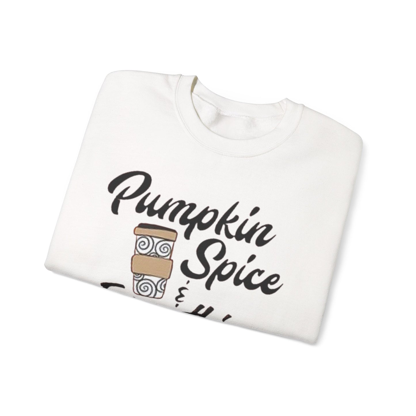Fall Pumpkin Spice & Everything Nice Latte Fall Lover Gift, Unisex Sweatshirt,