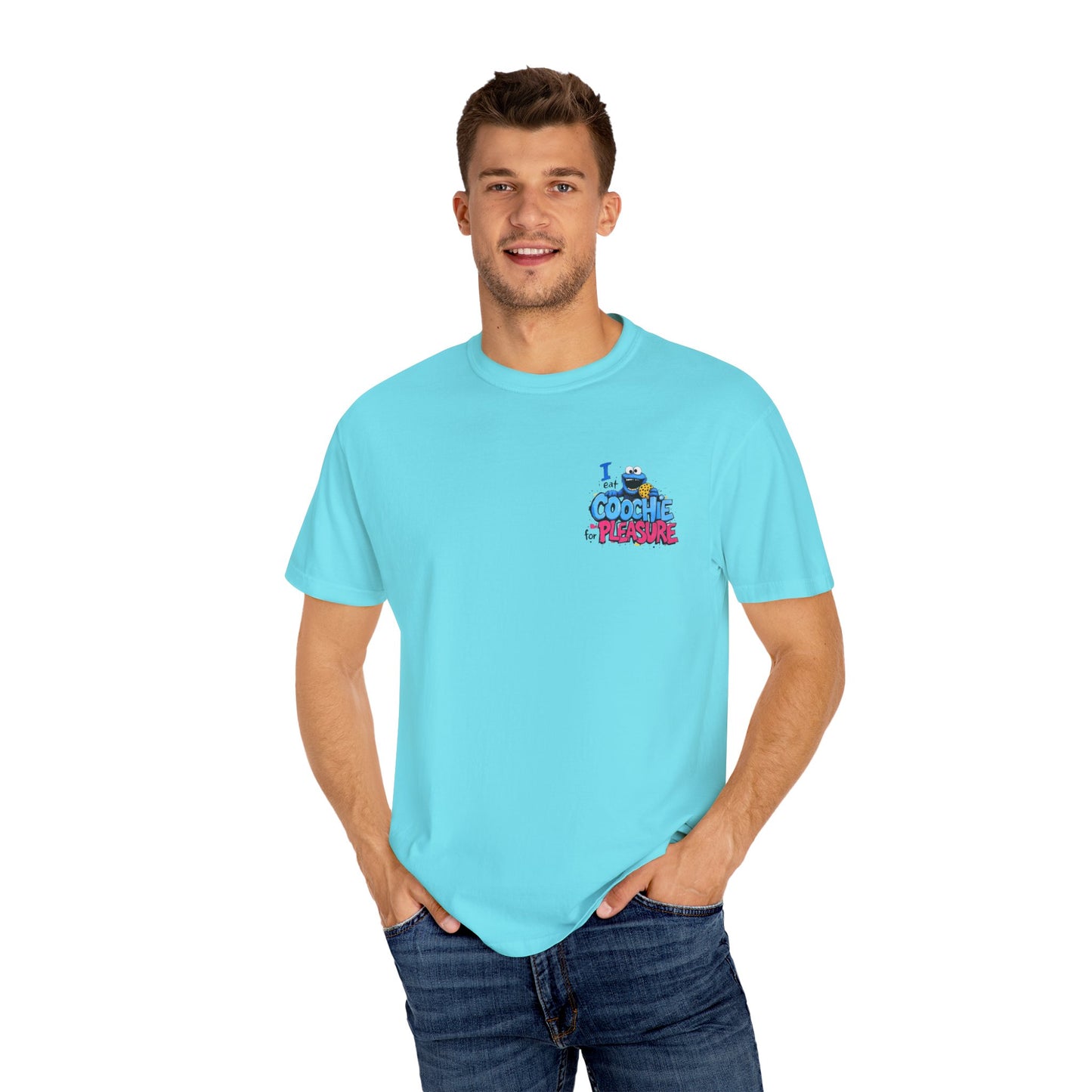 Cookie Monster Unisex Tshirt Funny Sesame Street Tee Comedy Shirt, I Eat Coochie