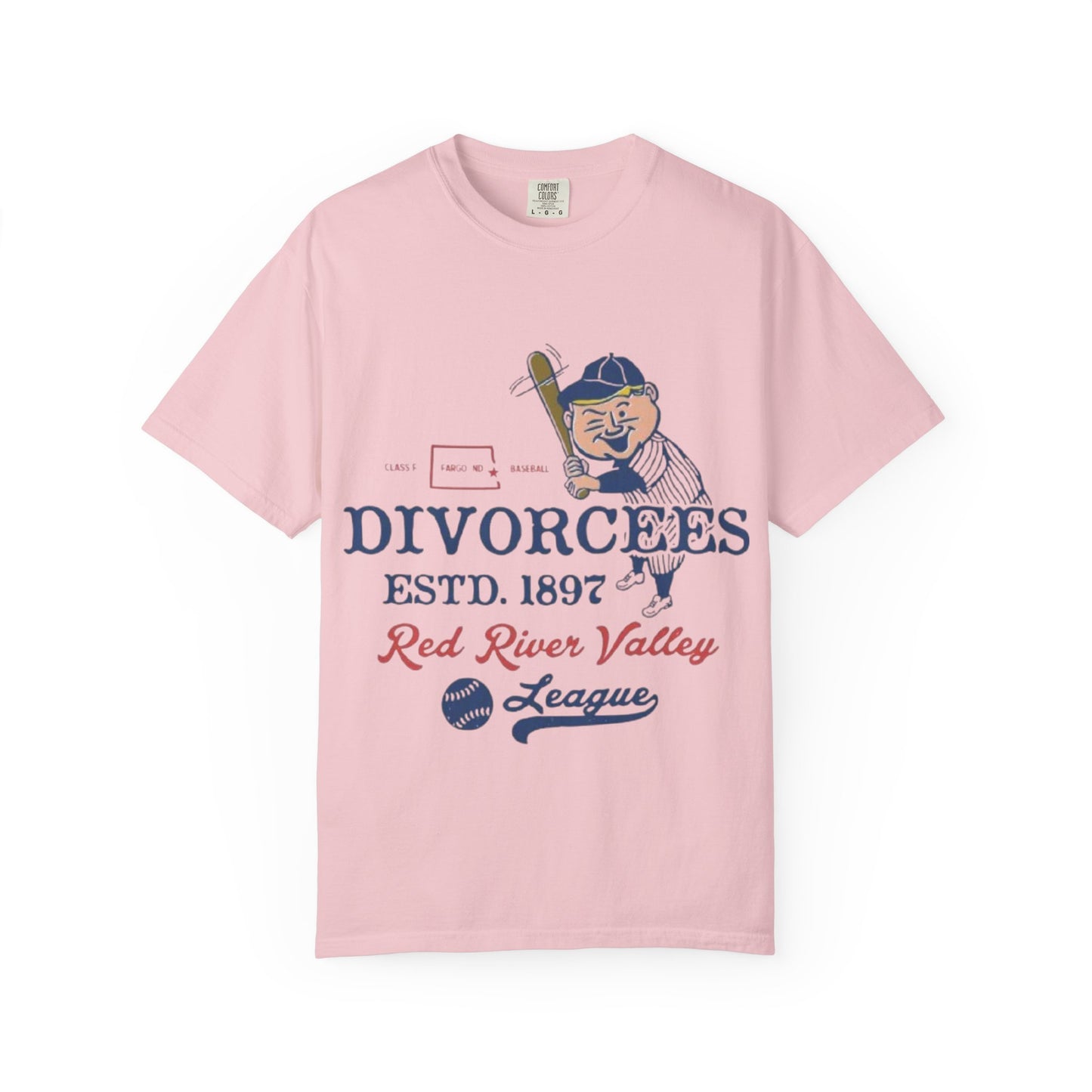 Vintage 1897 Fargo Divorcees Baseball T-shirt, Retro Sports Fan Tee, Unisex