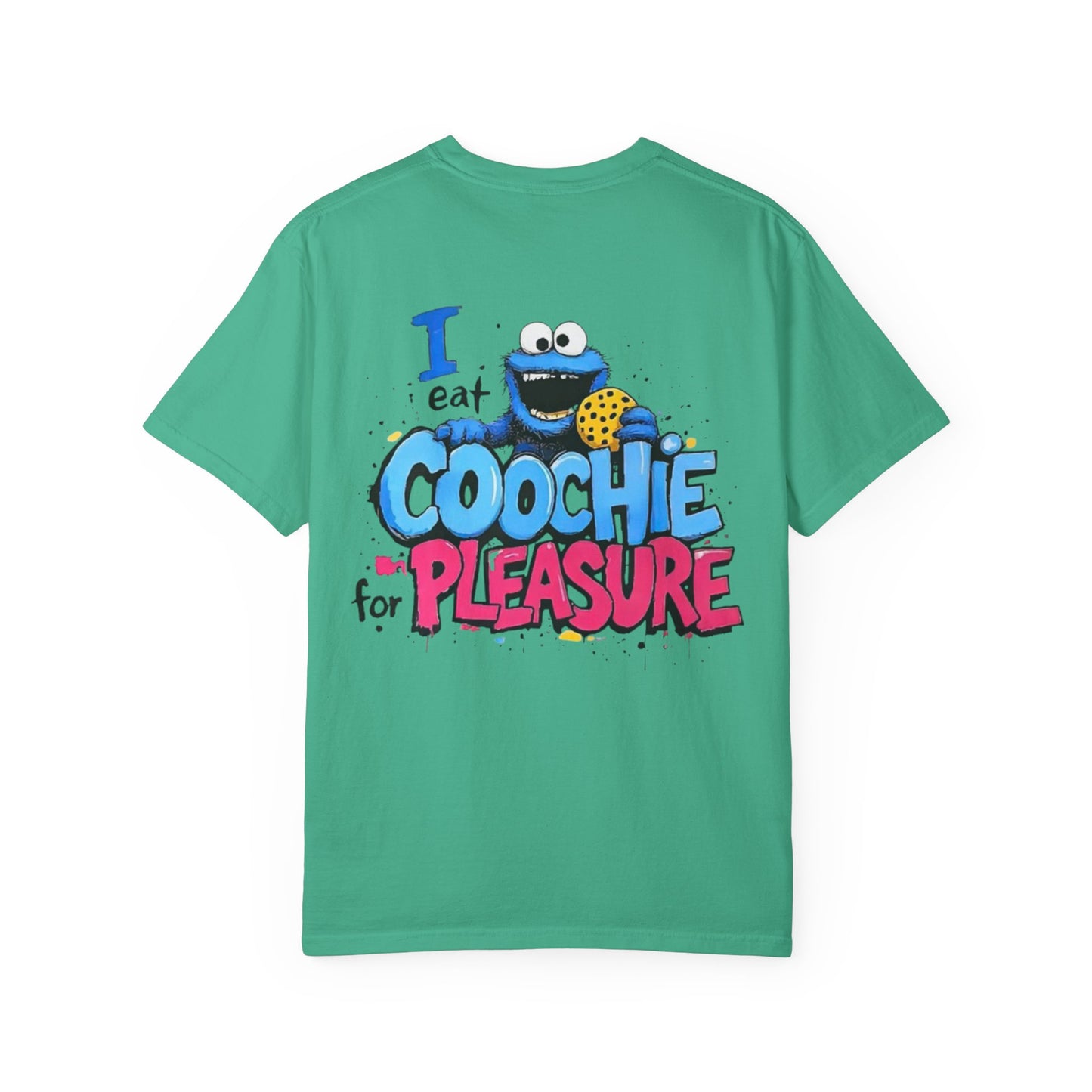 Cookie Monster Unisex Tshirt Funny Sesame Street Tee Comedy Shirt, I Eat Coochie