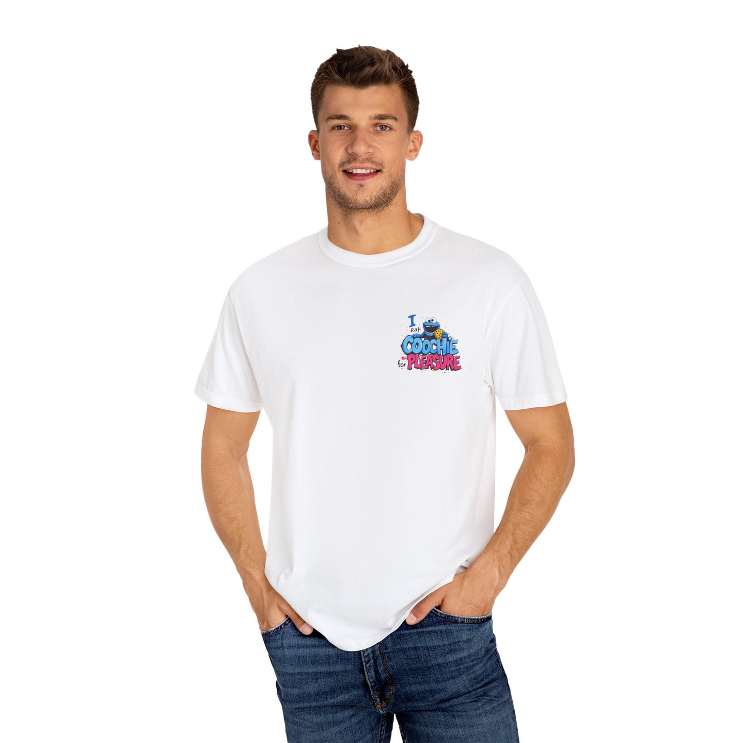 Cookie Monster Unisex Tshirt Funny Sesame Street Tee Comedy Shirt, I Eat Coochie