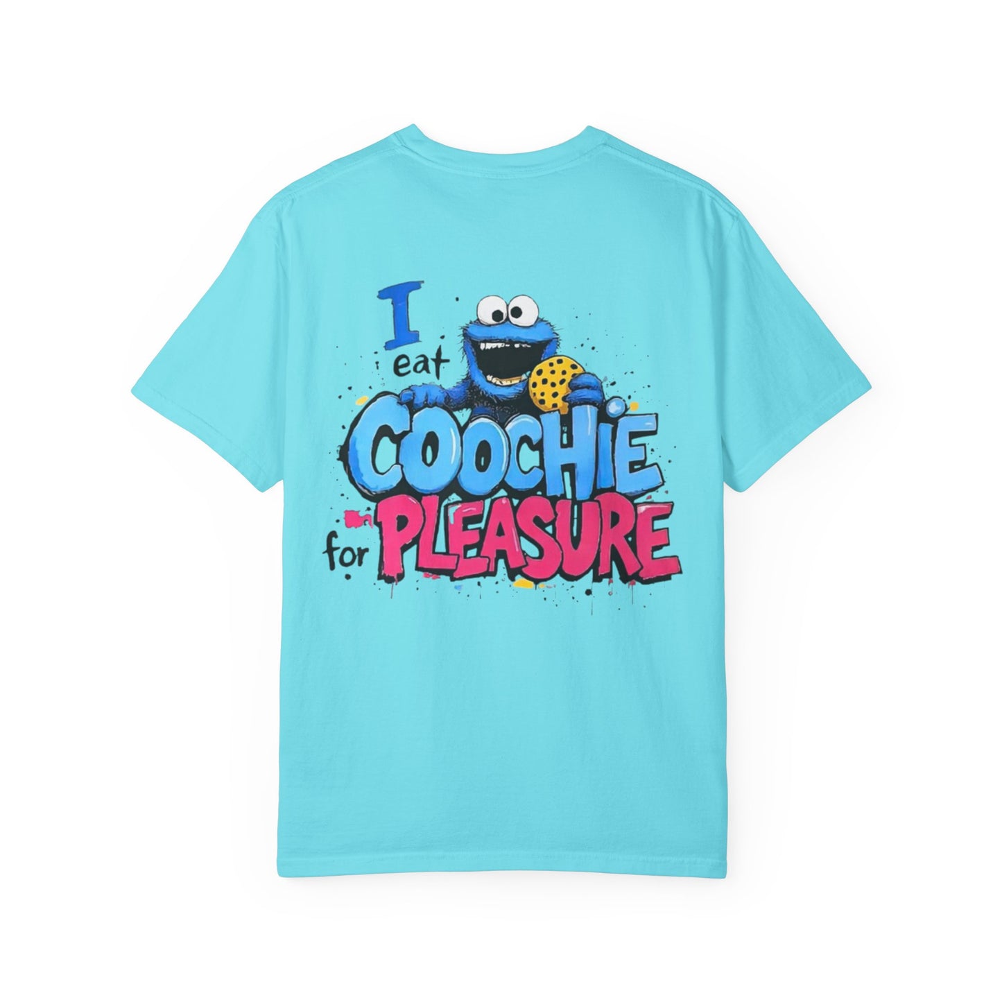Cookie Monster Unisex Tshirt Funny Sesame Street Tee Comedy Shirt, I Eat Coochie