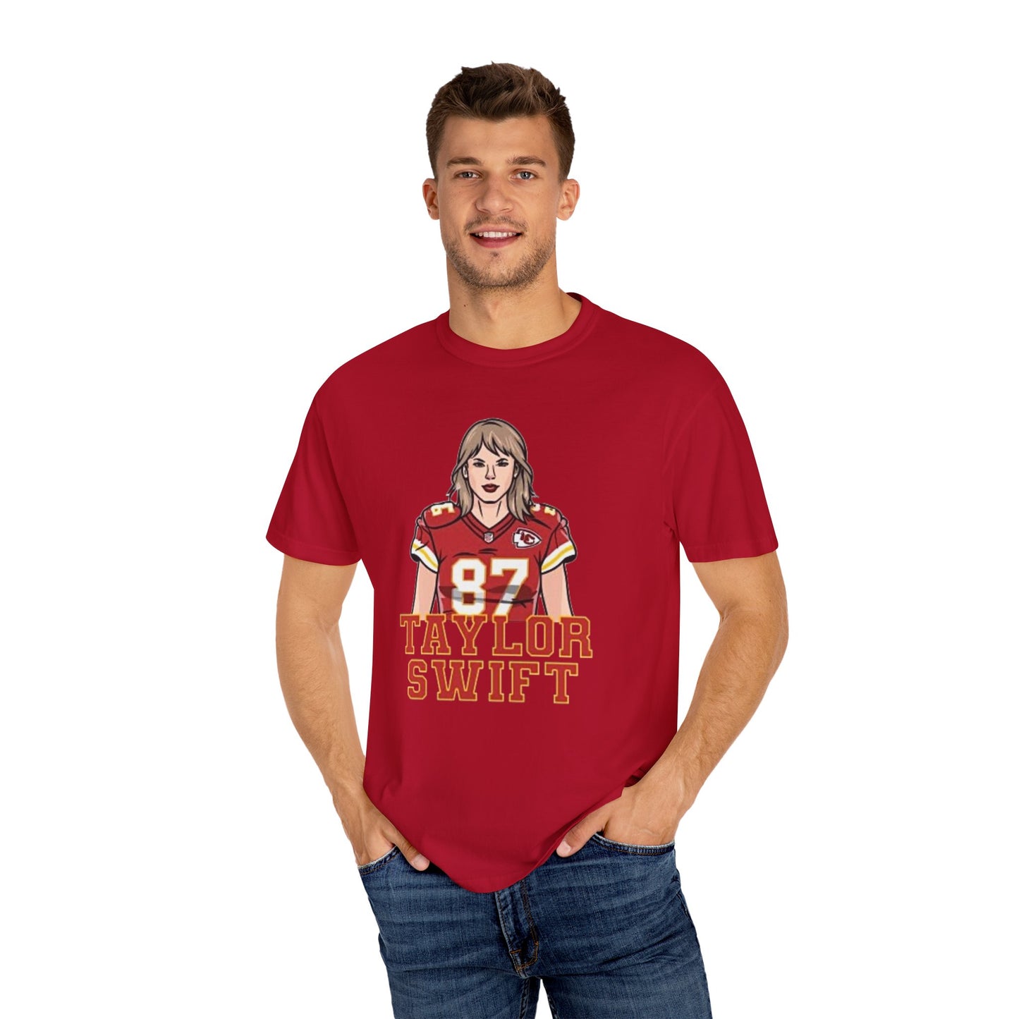 Kansas City Chiefs Football TSwift Unisex T-shirt, Travis Kelce Jersey, NFL Fan