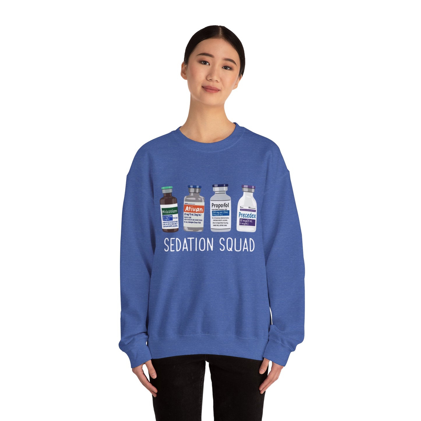 Funny Nurse Sedation Medicine Humor Sweatshirt, HealthCare Humor Gift, Medical,