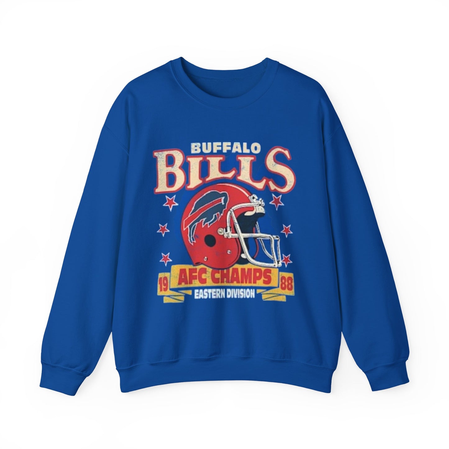 Buffalo Bills AFC Champions Sweatshirt, Vintage Retro Unisex Top, 1988 Champs