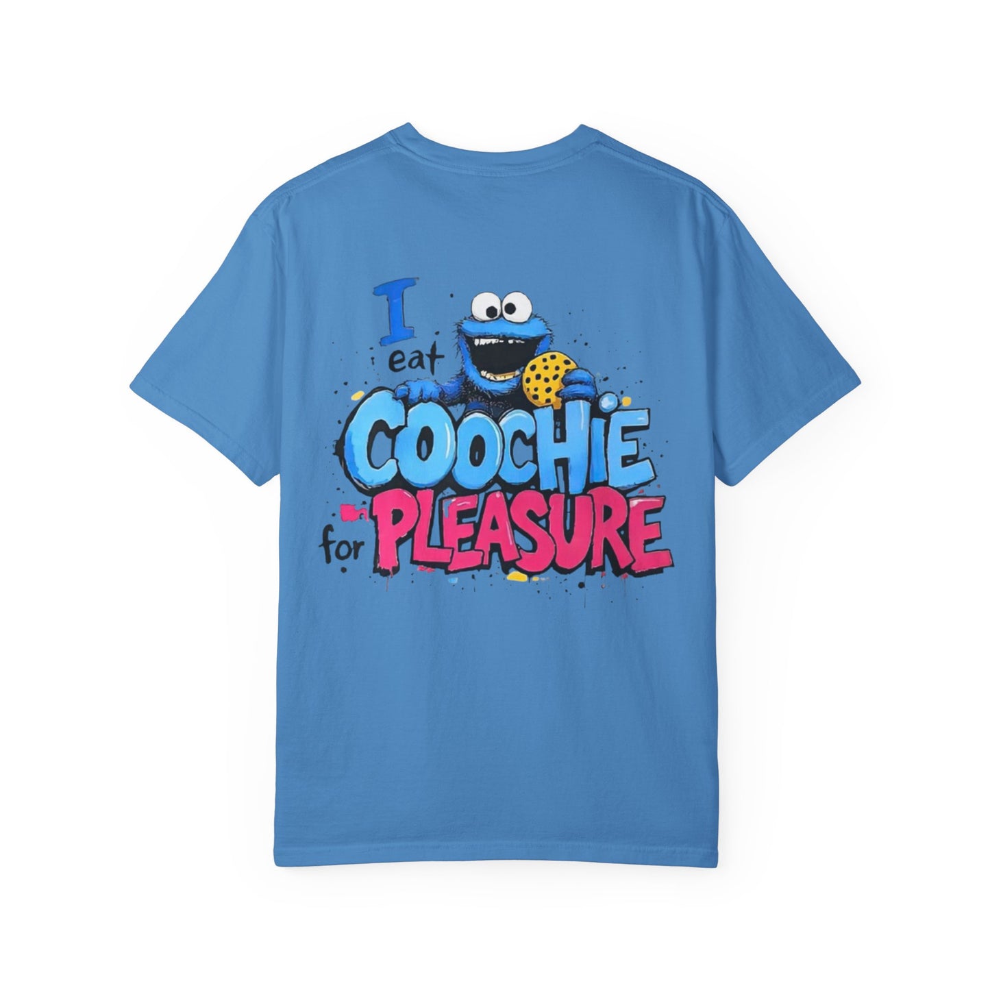 Cookie Monster Unisex Tshirt Funny Sesame Street Tee Comedy Shirt, I Eat Coochie