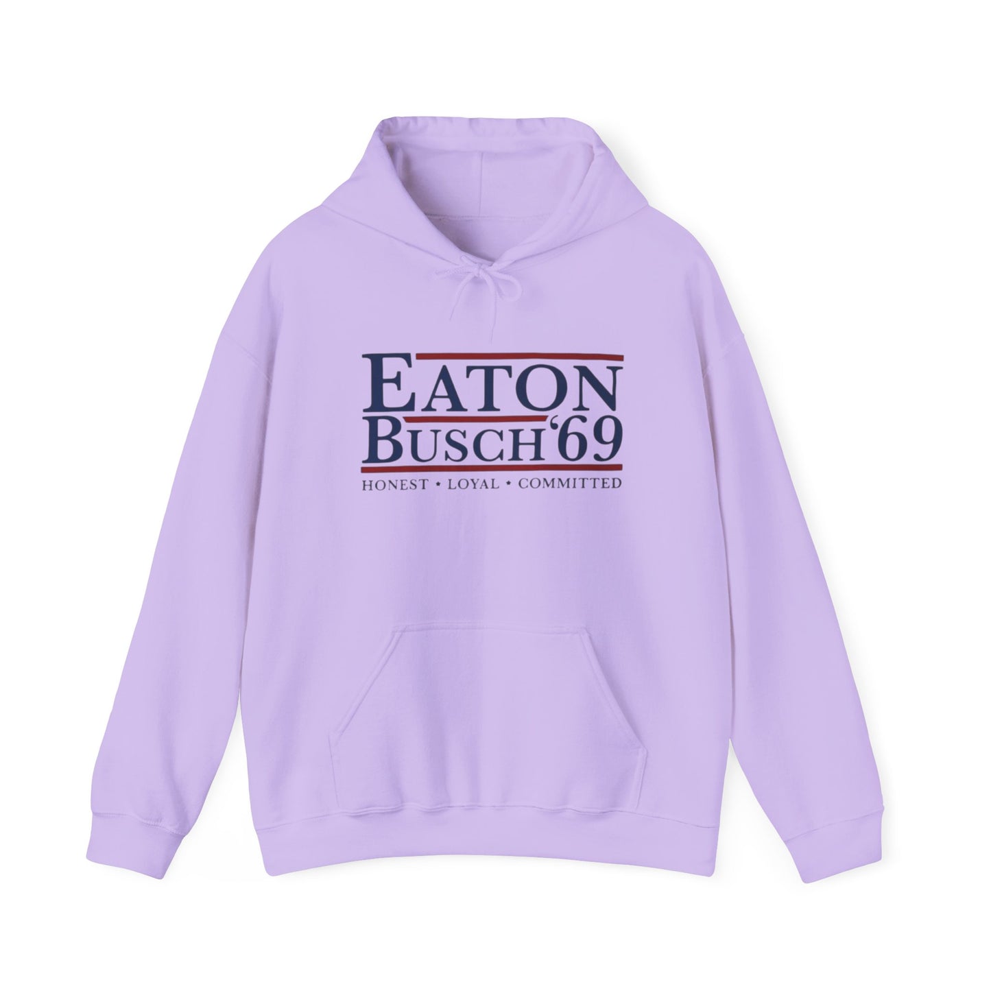 Political 69' Eaton/Busch Heavy Blend Hoodie - Unisex, Cozy Sweatshirt for