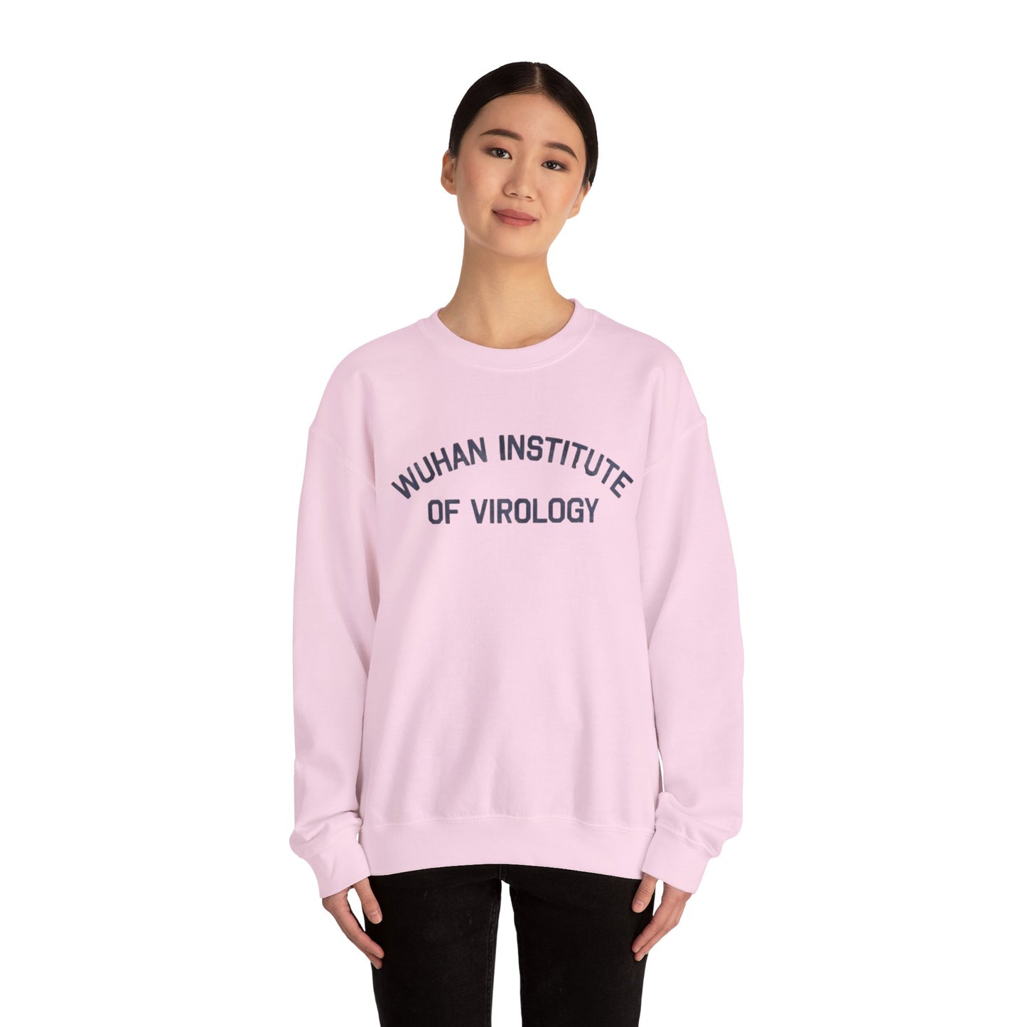SARS Covid-19 Pandemic Crewneck Sweatshirt, Virology Lab Leaked Virus, World