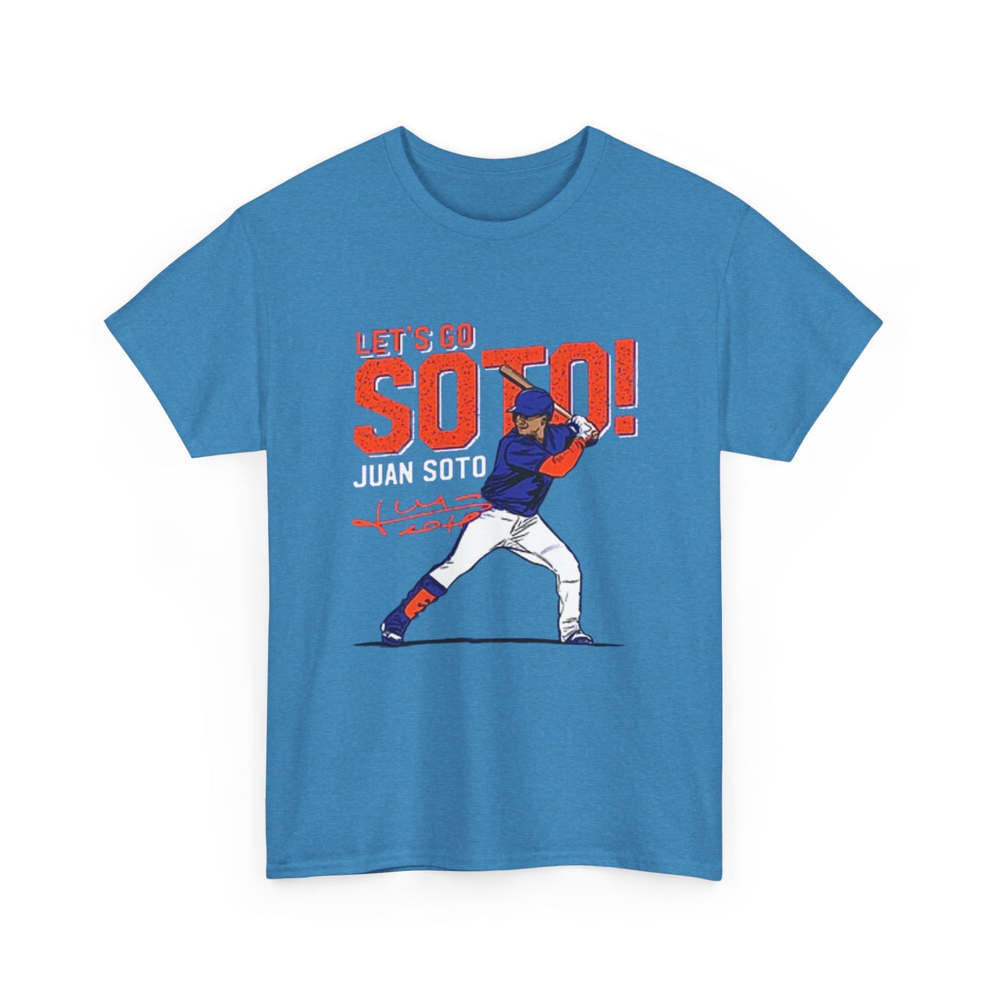 Juan Soto New York Mets MLB Baseball T, Soto Shuffle Unisex Heavy Cotton T-Shirt