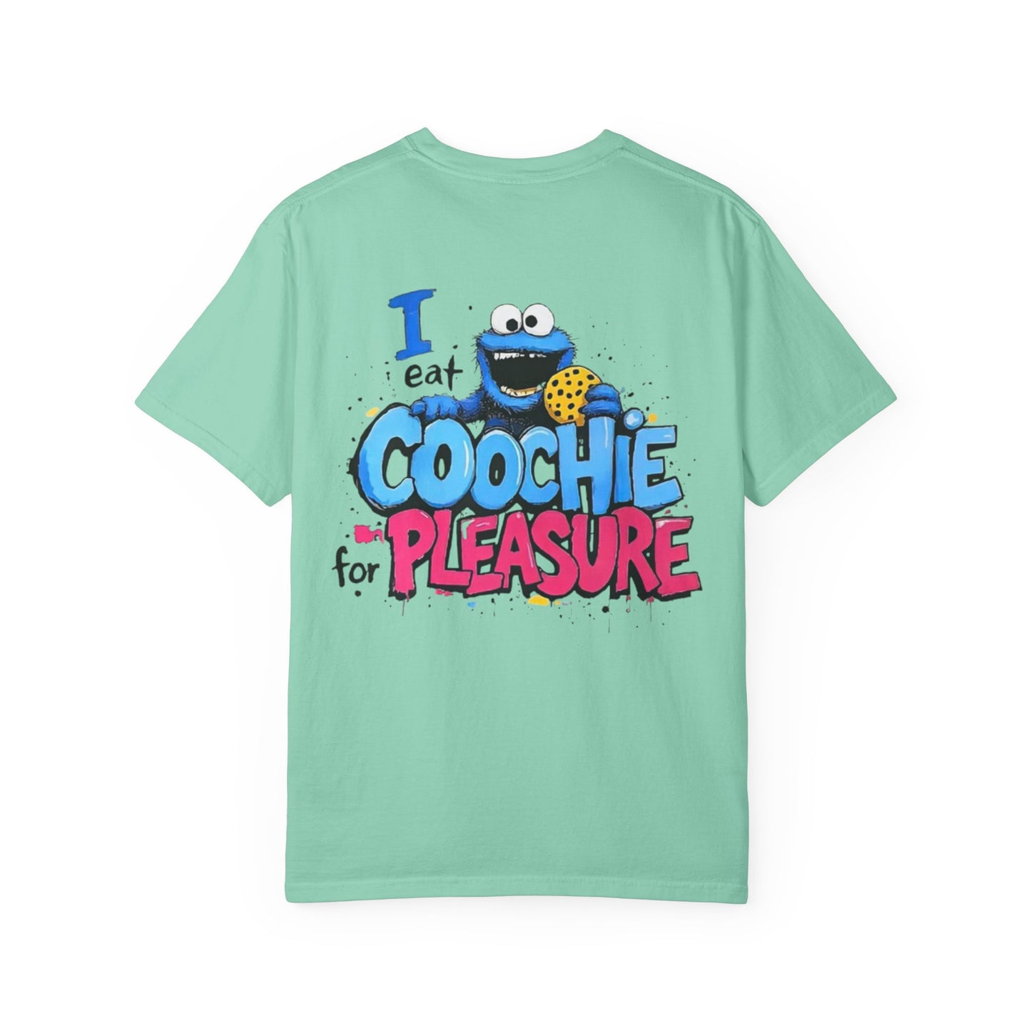 Cookie Monster Unisex Tshirt Funny Sesame Street Tee Comedy Shirt, I Eat Coochie