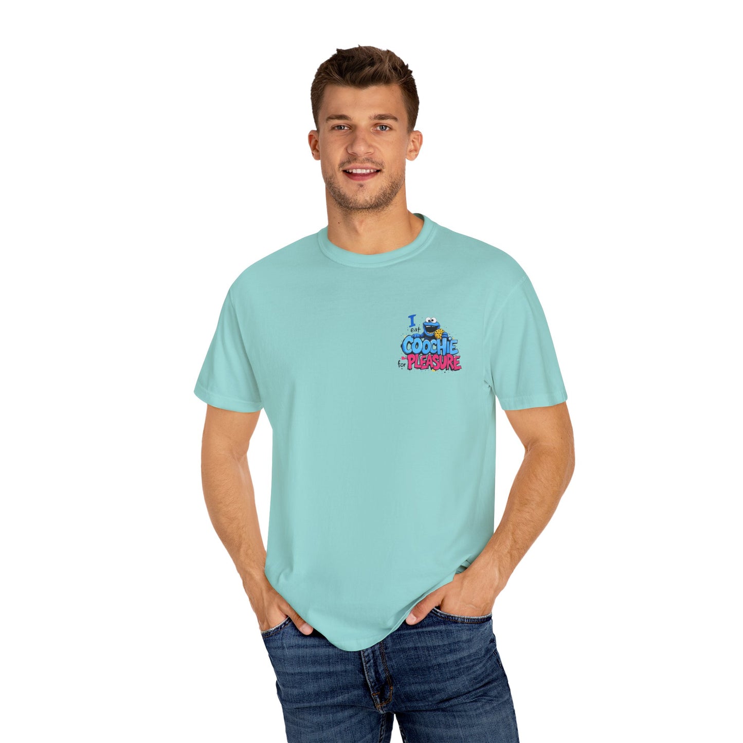 Cookie Monster Unisex Tshirt Funny Sesame Street Tee Comedy Shirt, I Eat Coochie