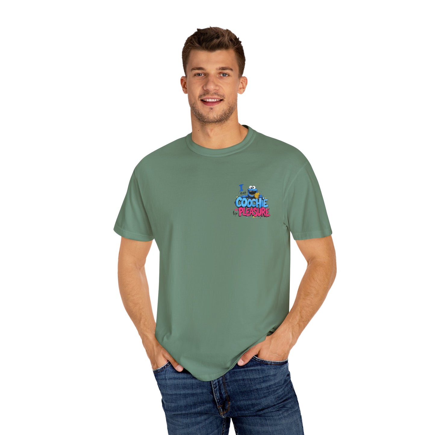 Cookie Monster Unisex Tshirt Funny Sesame Street Tee Comedy Shirt, I Eat Coochie