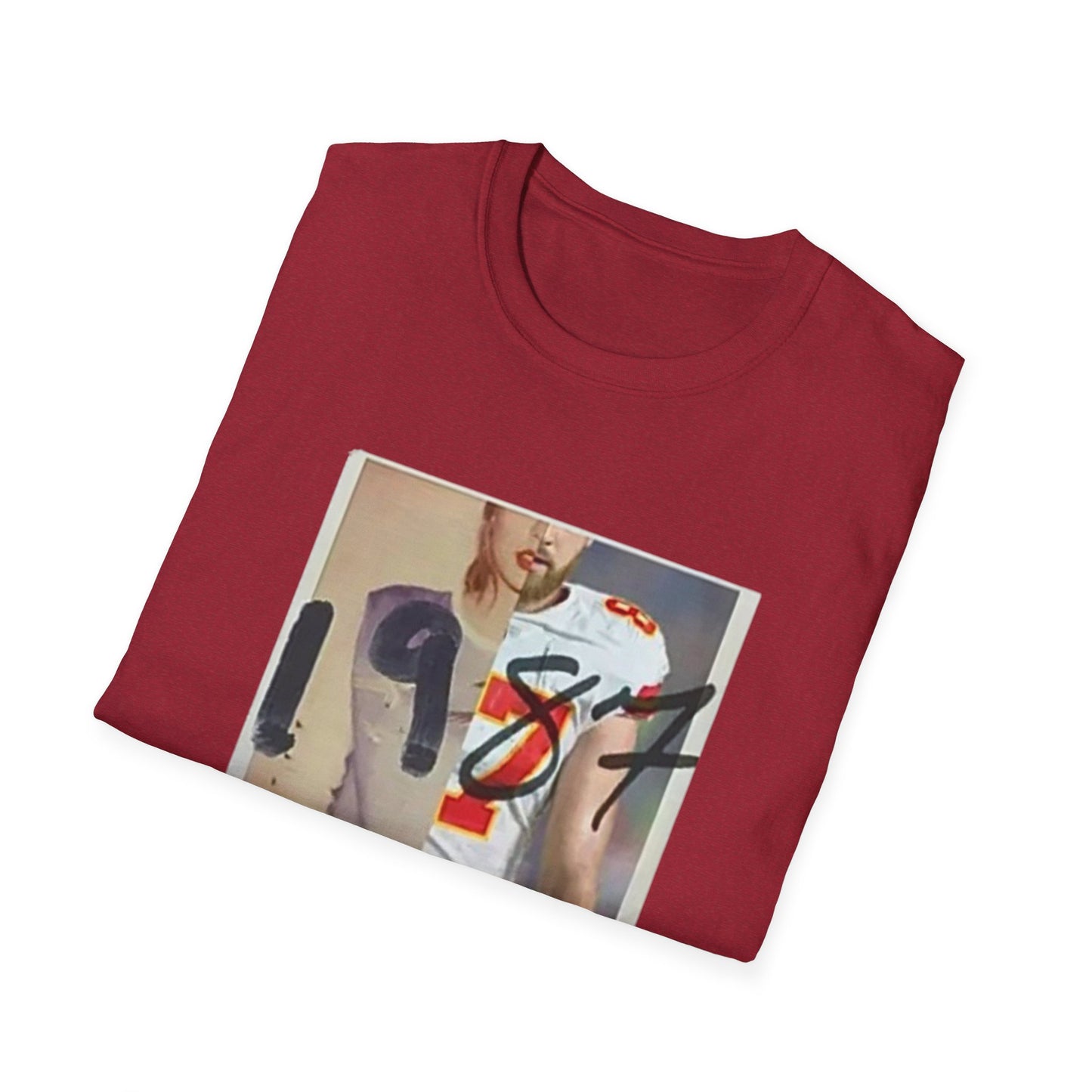 Swiftie x Chiefs Love Tee | 1989 Album CD & Kelce 87 Jersey Mashup Shirt