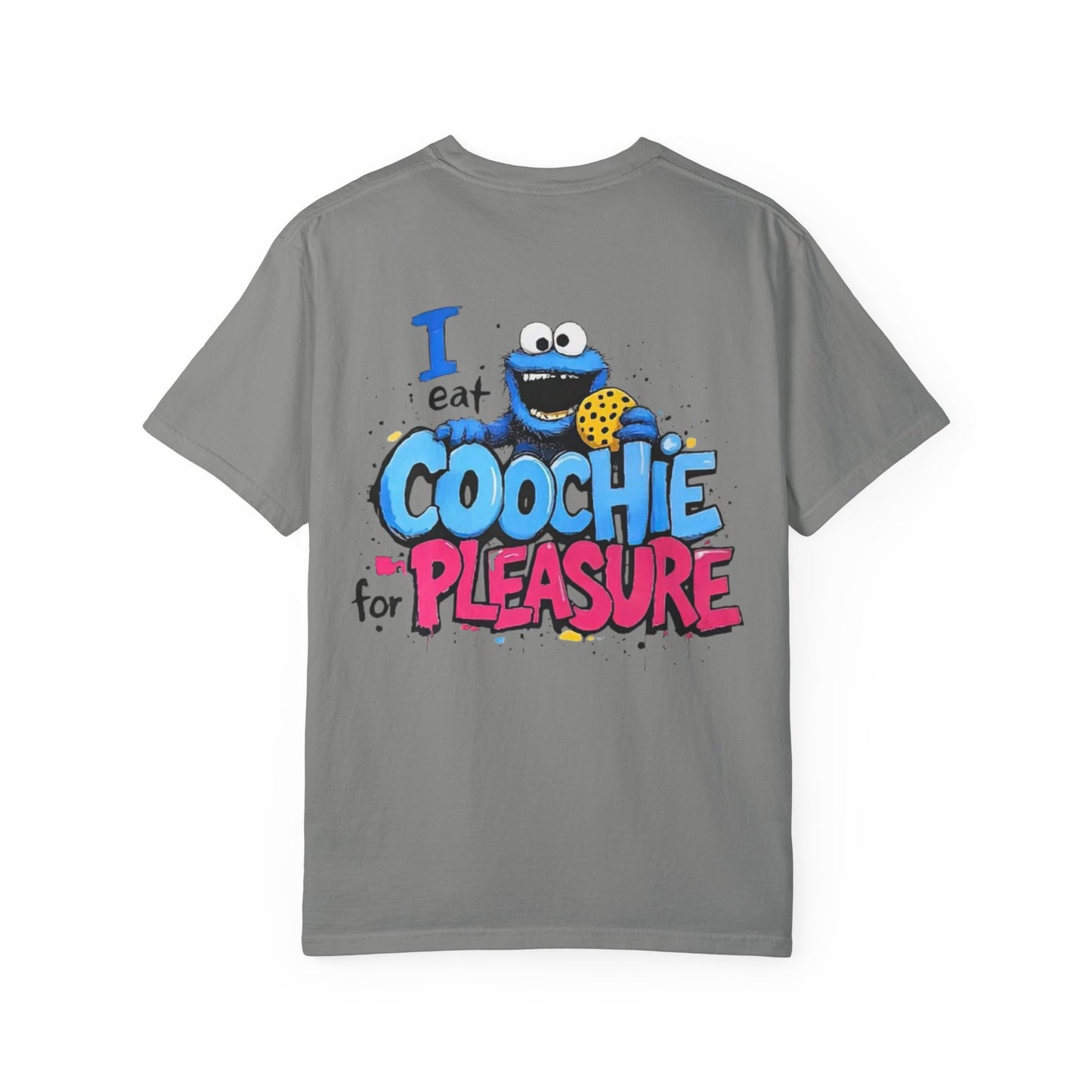 Cookie Monster Unisex Tshirt Funny Sesame Street Tee Comedy Shirt, I Eat Coochie